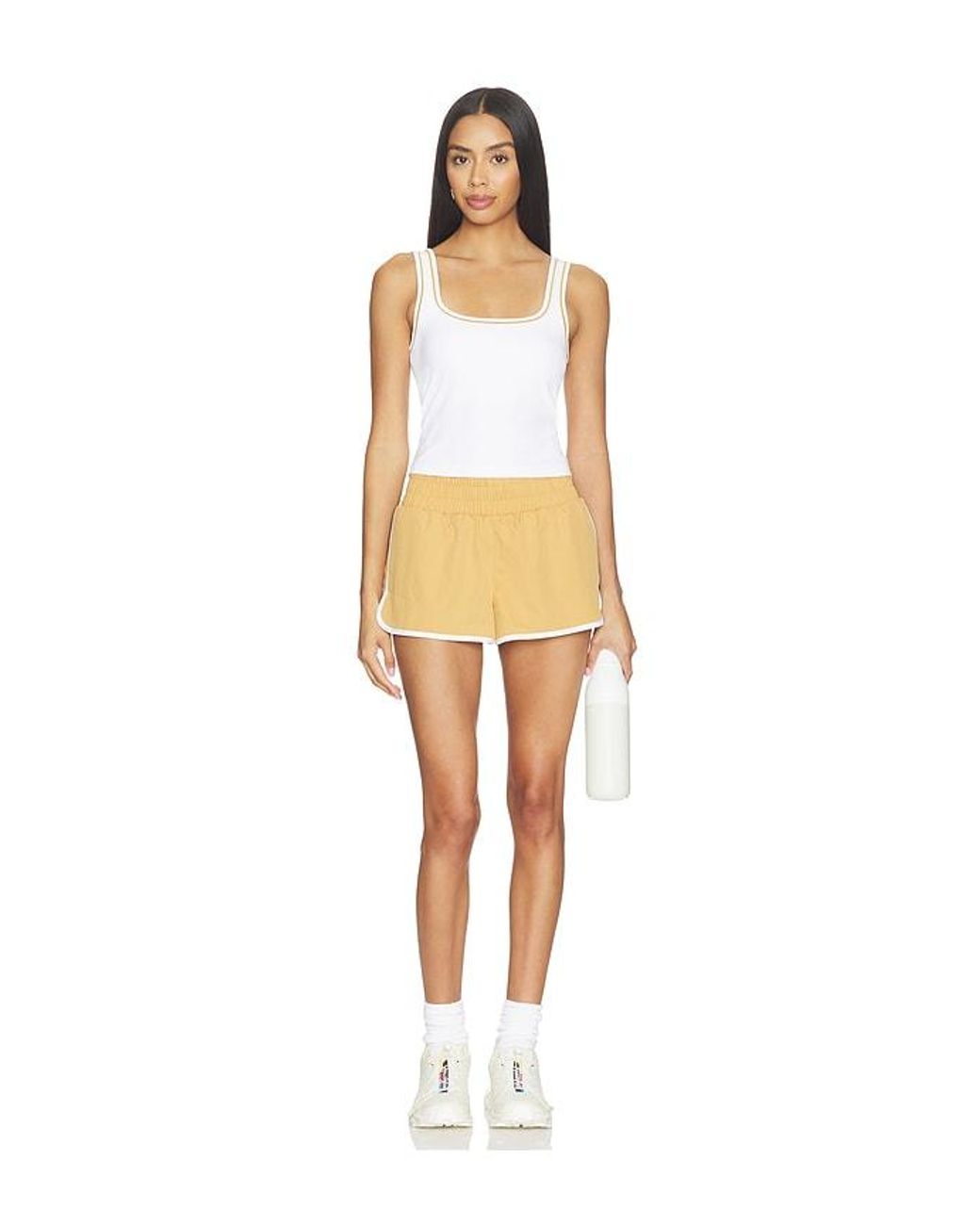 Varley Natural Barney Piped Tank Top