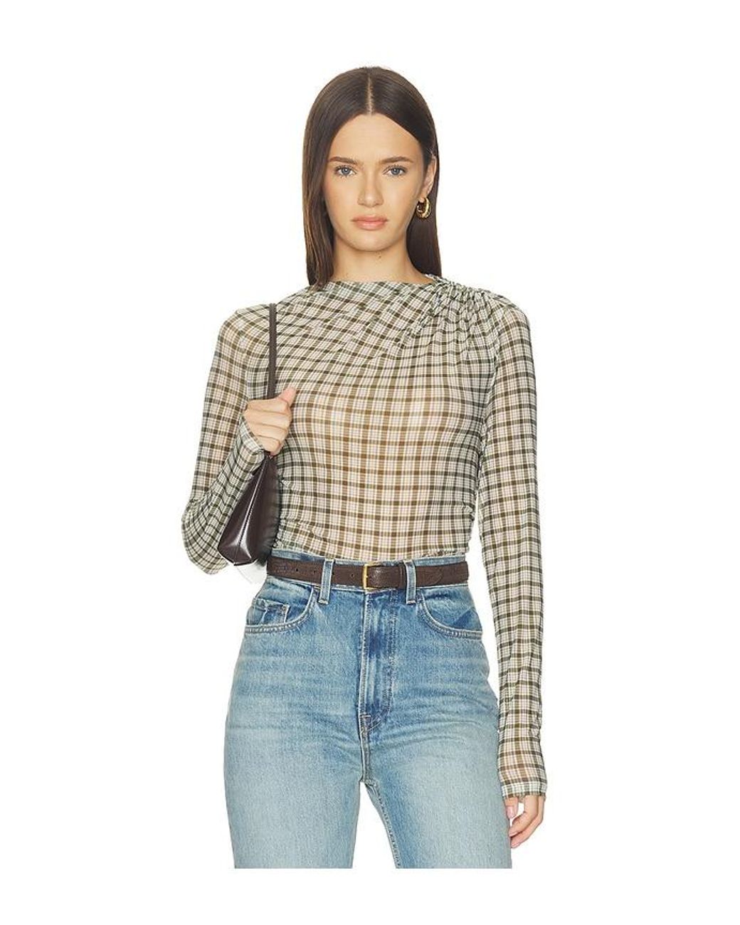 Veronica Beard Blue Nuvina Top
