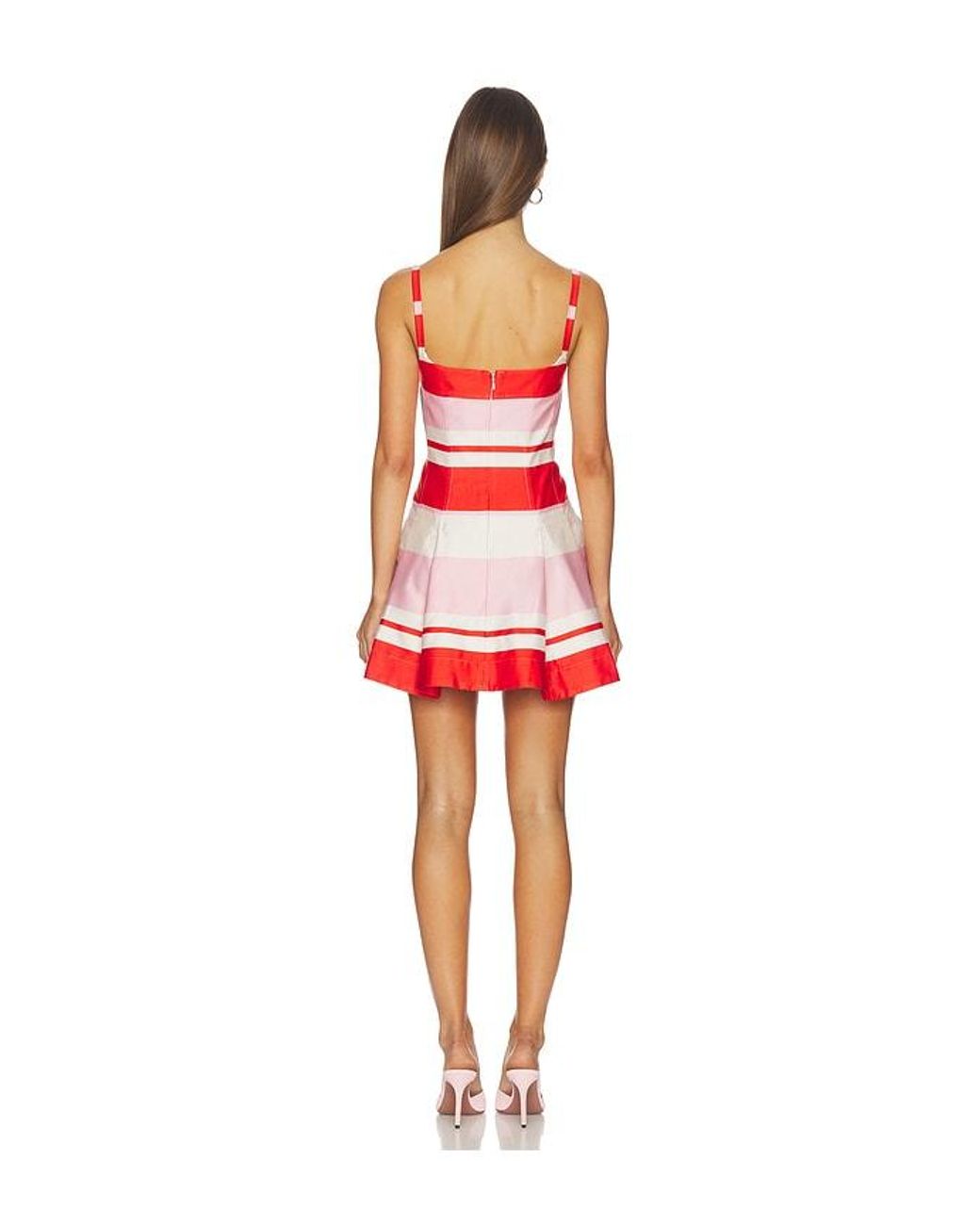 Jonathan Simkhai Red Nelly Bustier Mini Dress