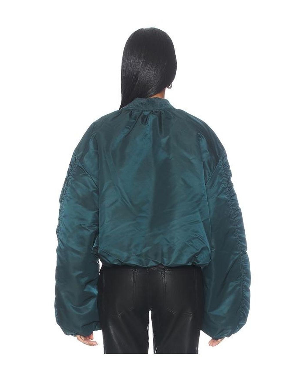 Alpha Industries Blue Ma-1 Oversized Fit Flight Jacket