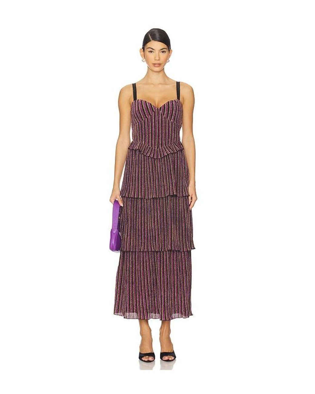 Saylor Purple Darina Dress