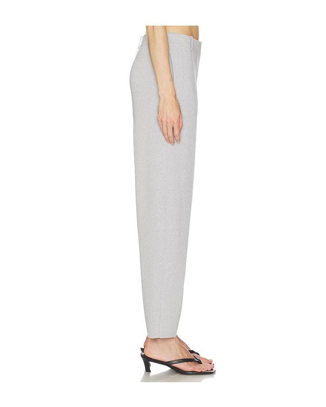 SRG White Marielle Knit Tapered Pant