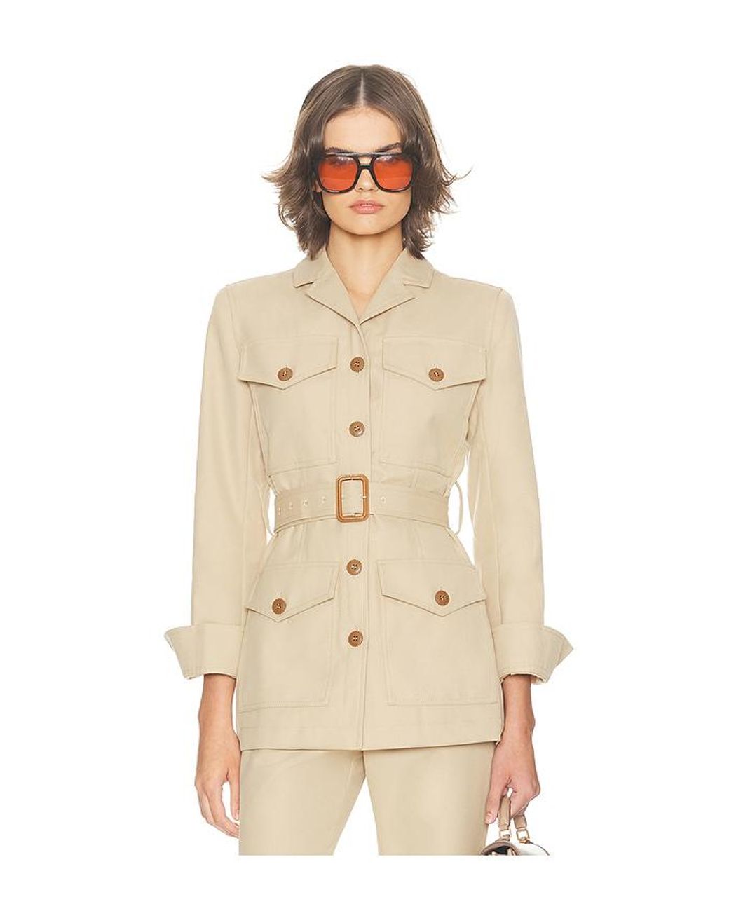 Helsa Natural The Leisure Suit Jacket