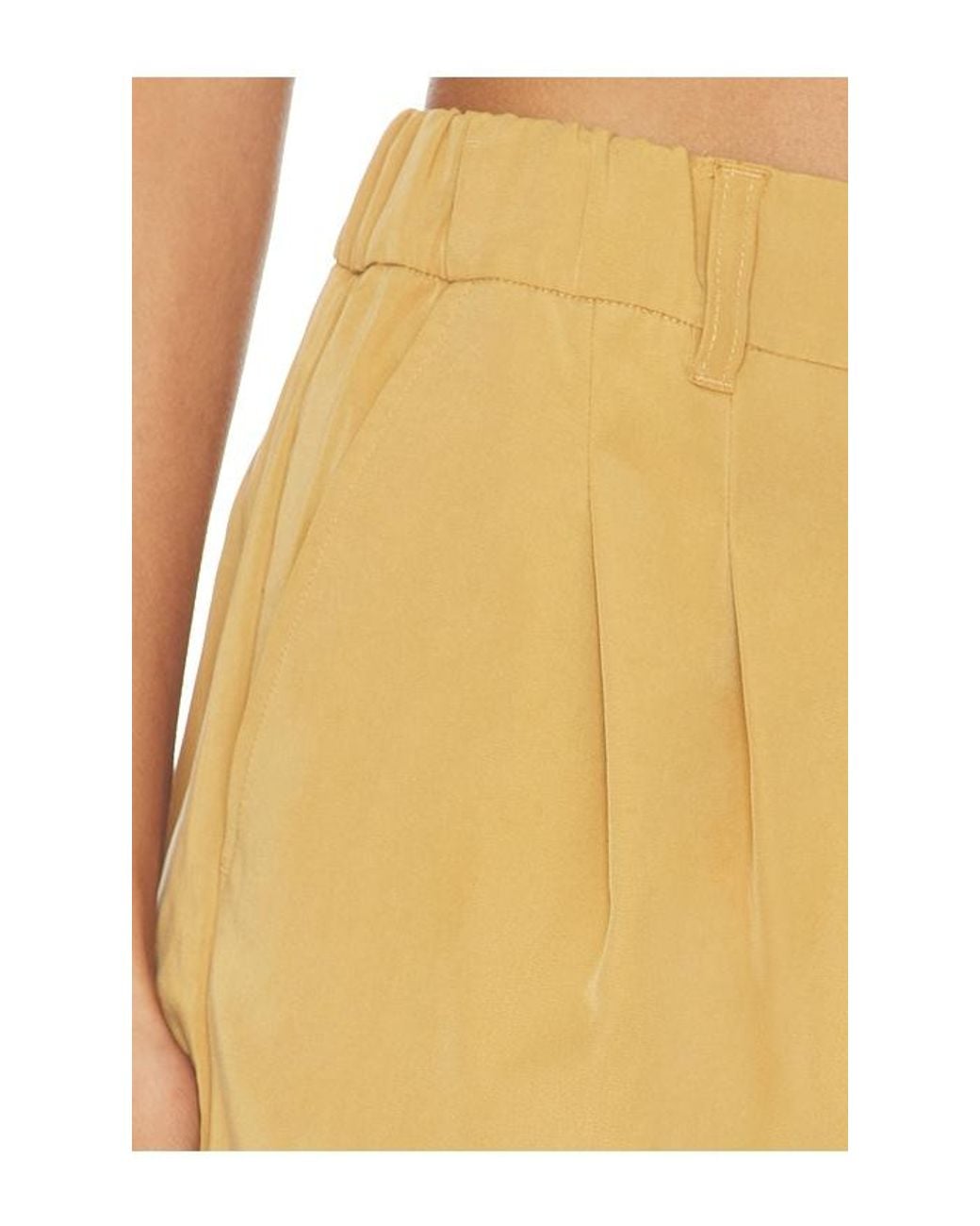 Varley Yellow Tansy Woven Short