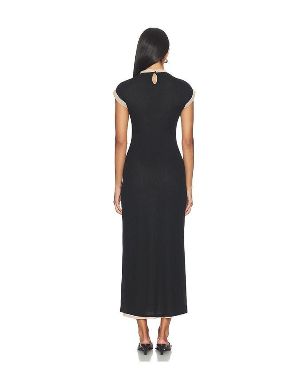 Lovers + Friends Black Shera Maxi Dress