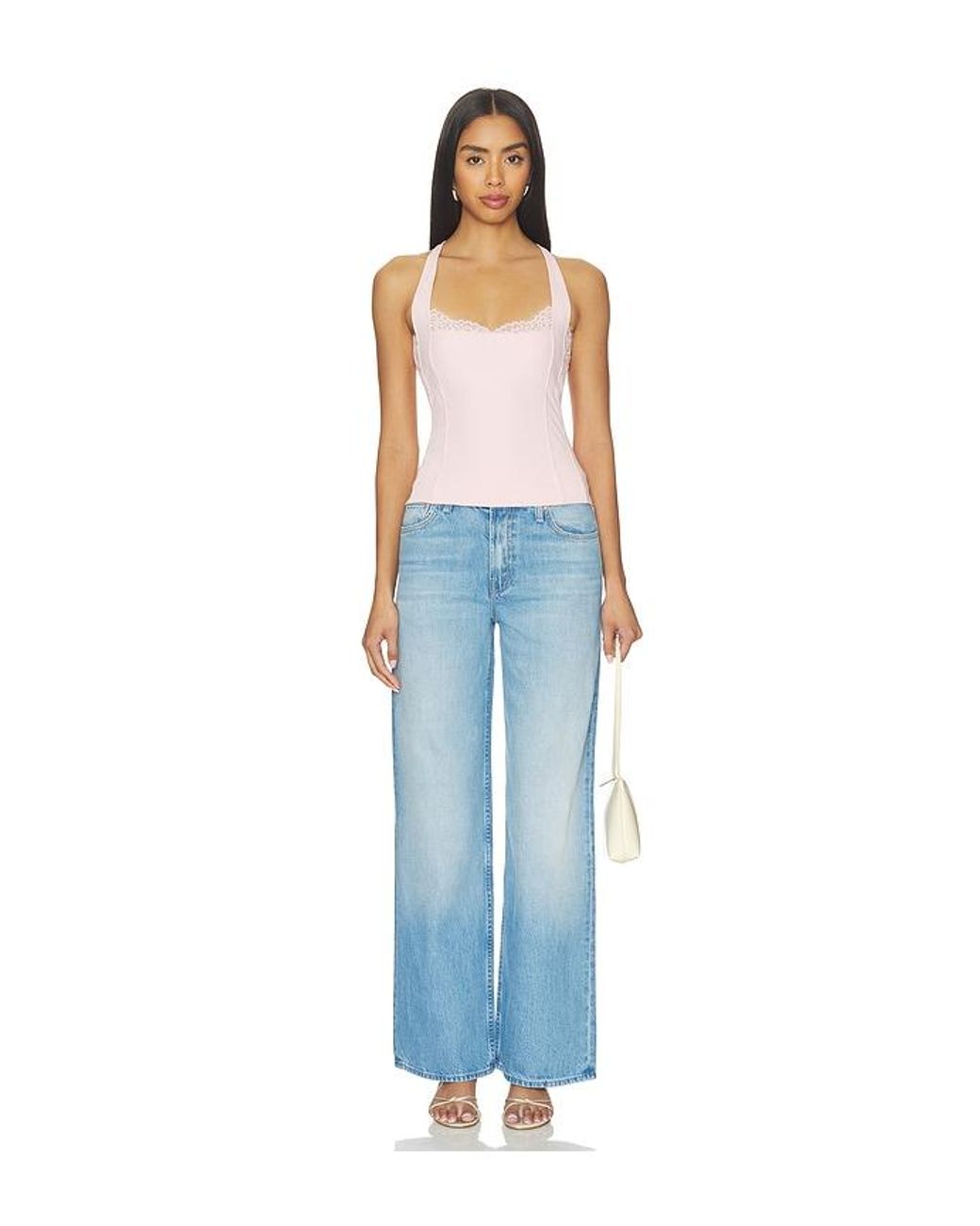 Free People Blue Looking Good Cami