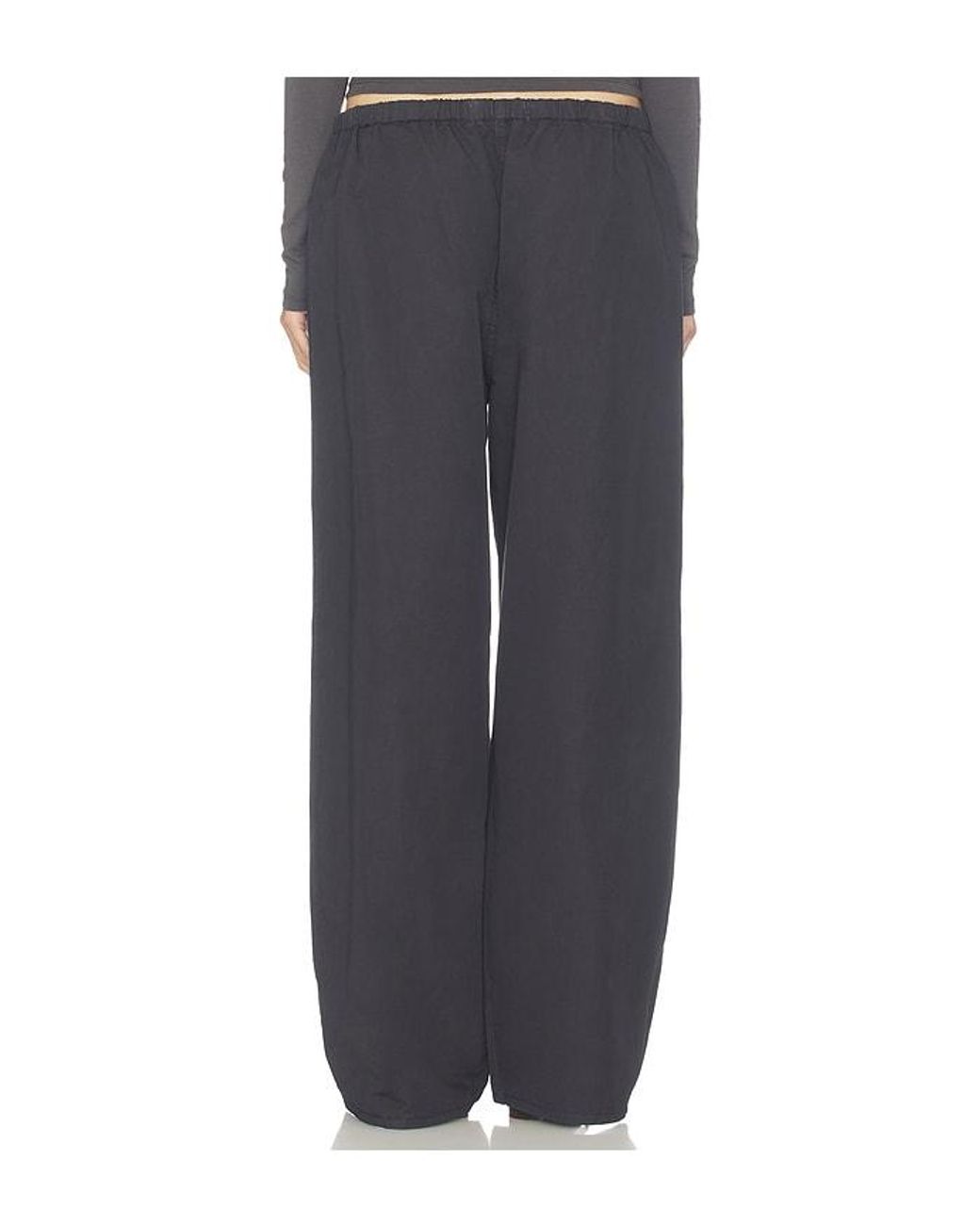 GRLFRND Black Kacey Pull On Wide Leg