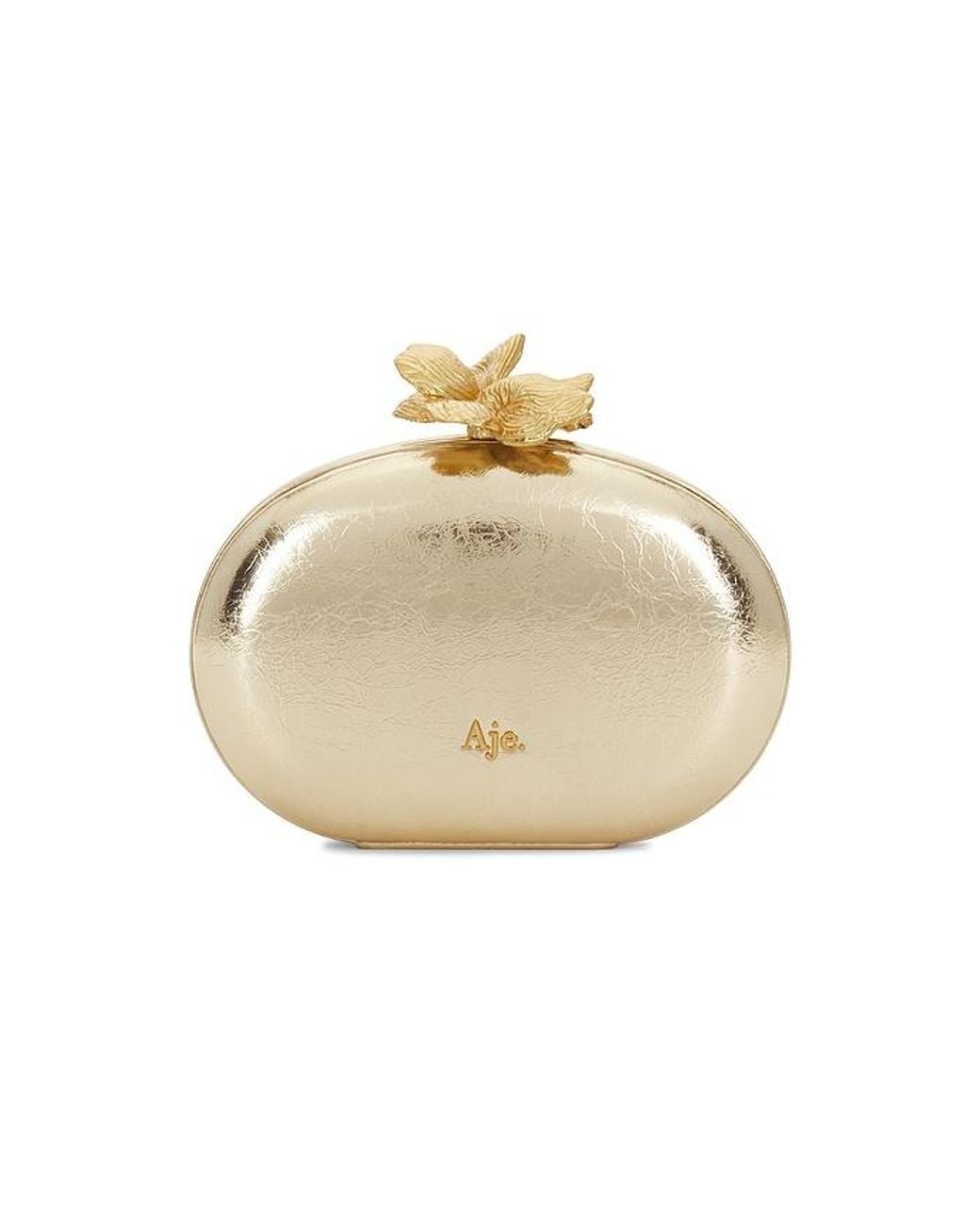 Aje. Natural Retrofete Clutch