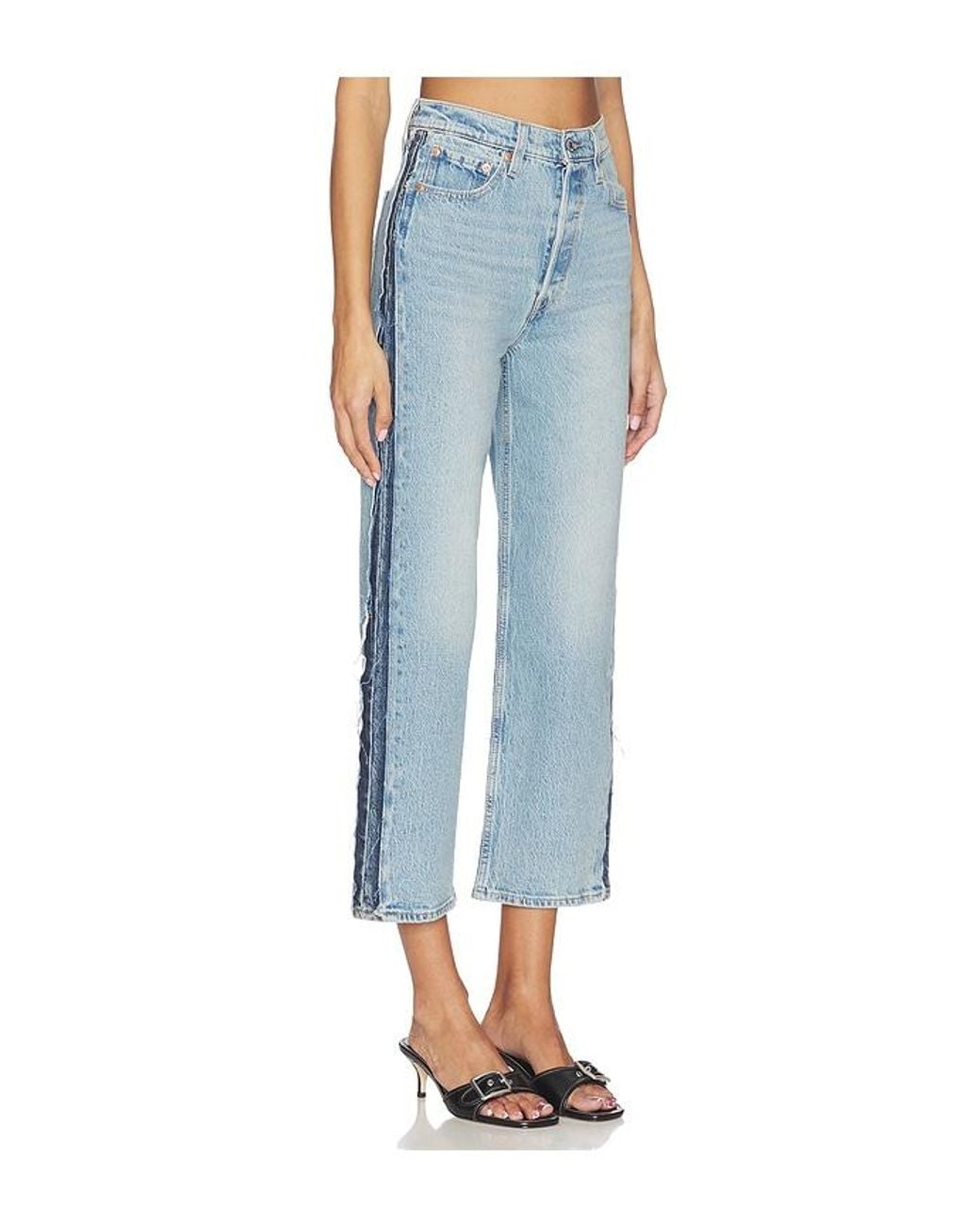 Levi's Blue Ribcage Ankle Decon Straight