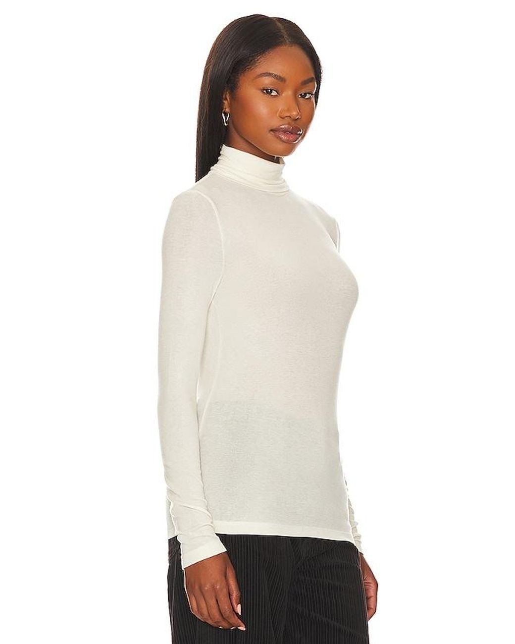 Agolde White Pascale Turtleneck