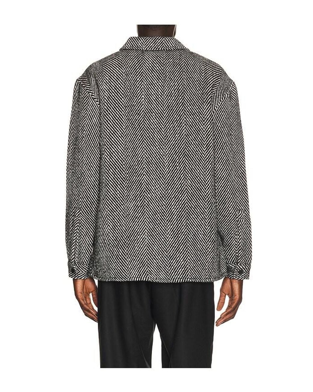 KROST Gray Eco Herringbone Shirt for men