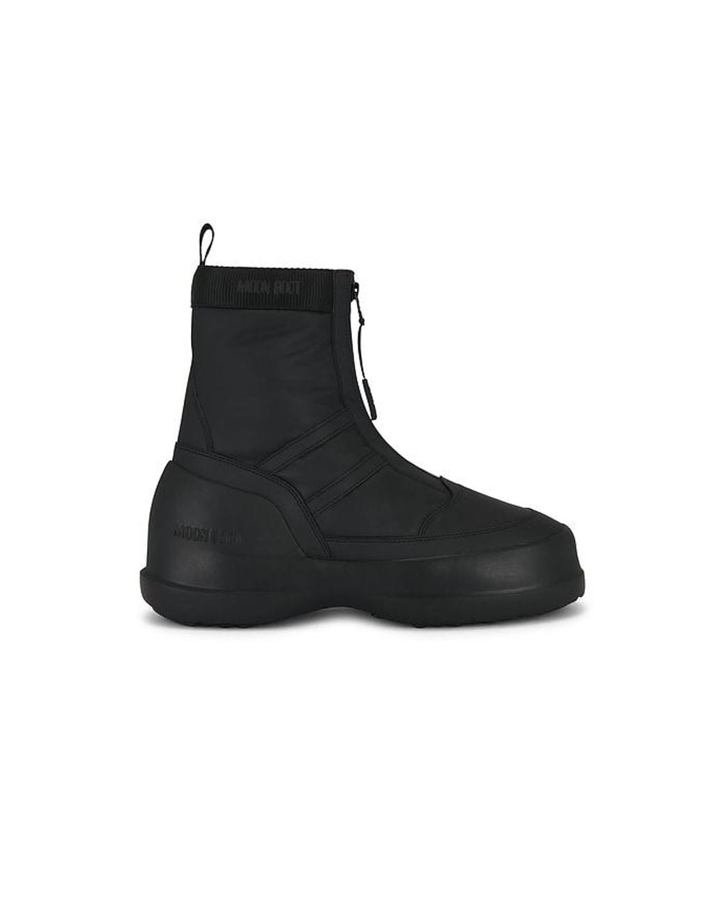Moon Boot Black Luna Zip Boot for men