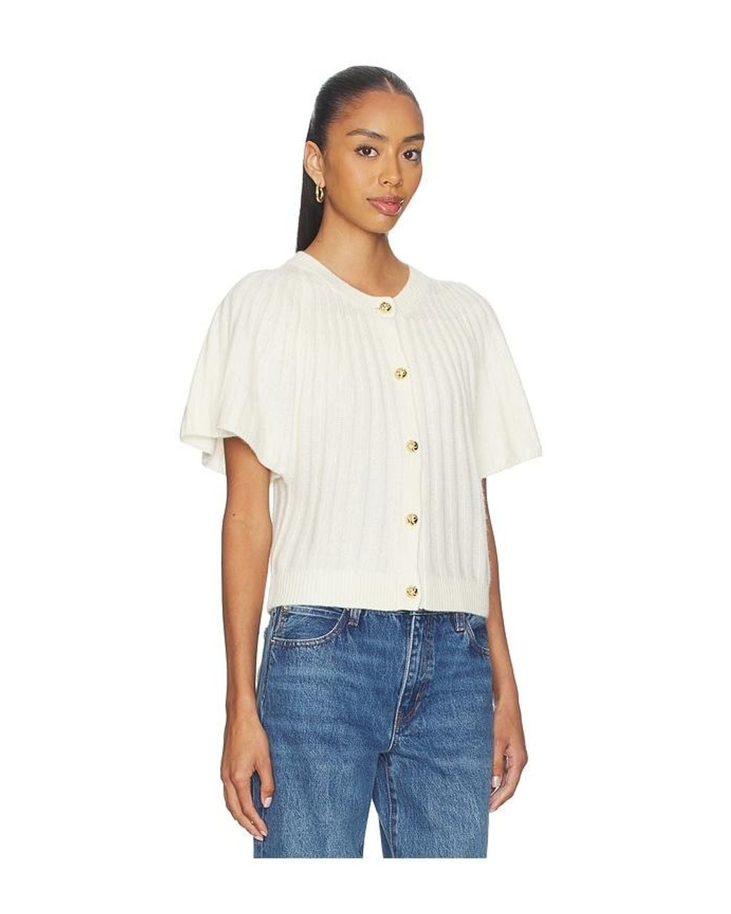 FRAME White Flutter Cardi