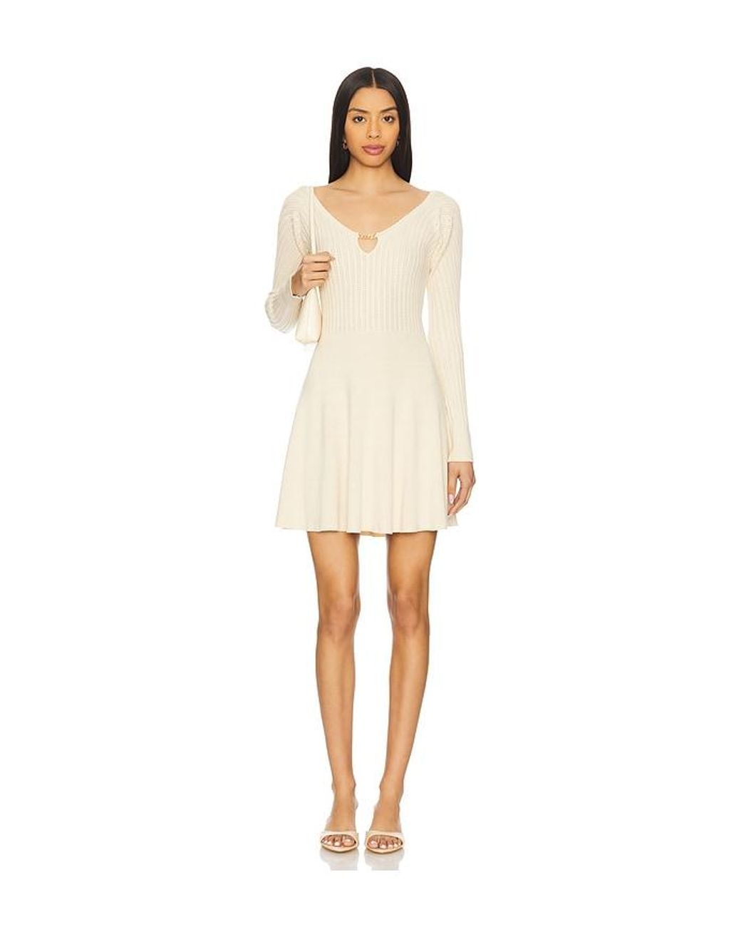 Astr Natural Cybele Sweater Dress