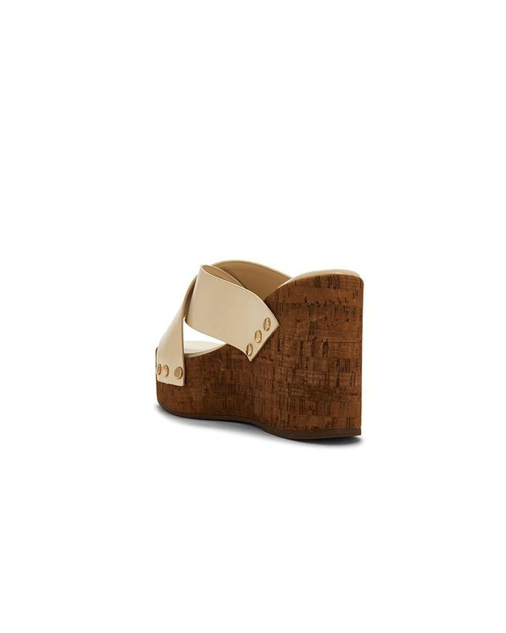 SCHUTZ SHOES Brown Serena Wedge Sandal