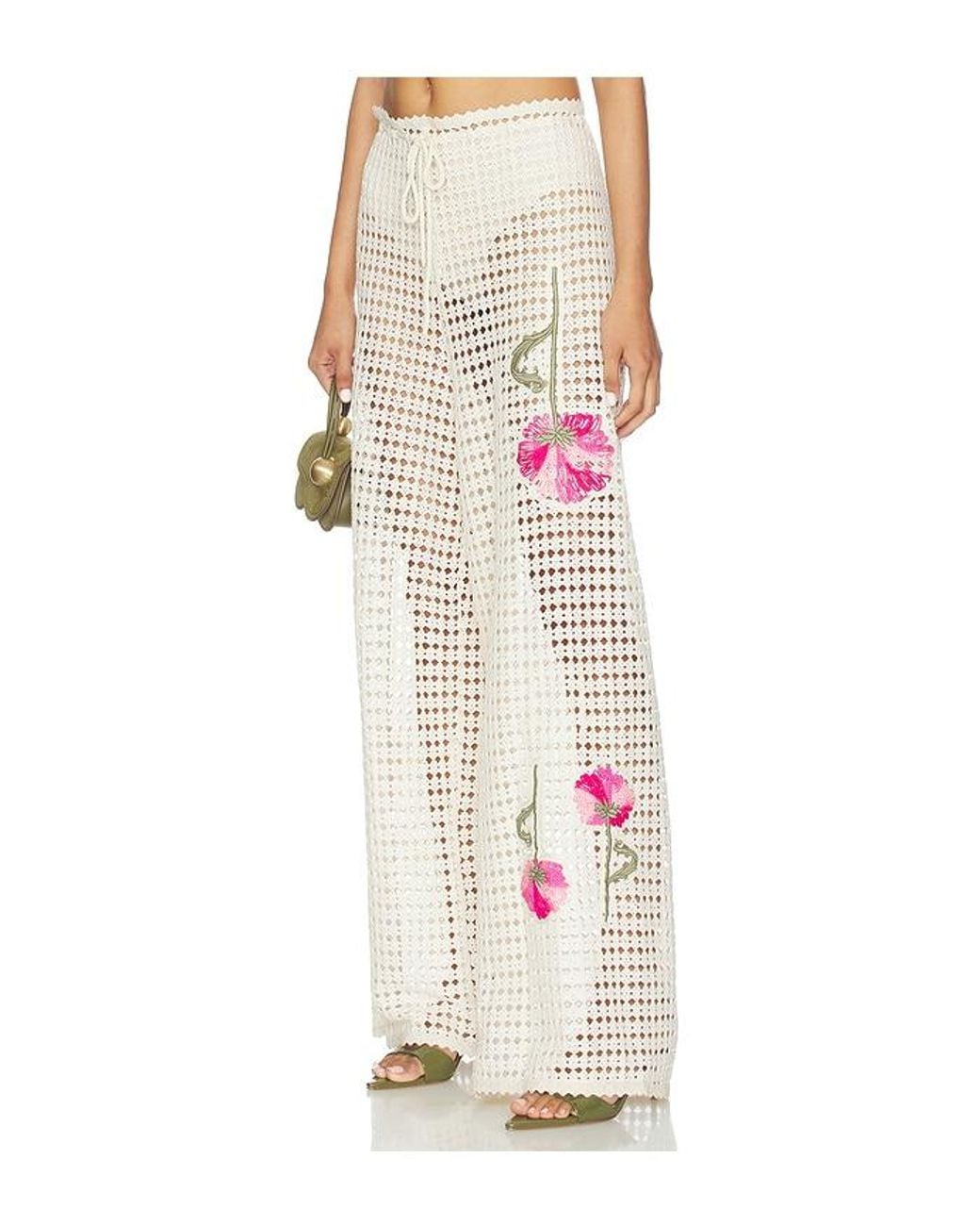 Agua Bendita White X Revolve Roots Pasha Pant