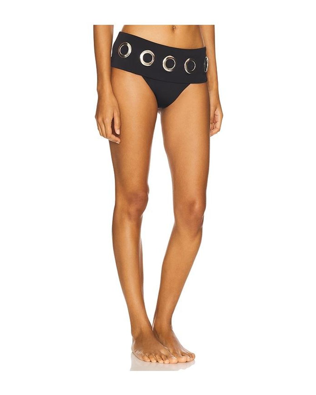 1XBLUE Blue Eyelet Bikini Bottom