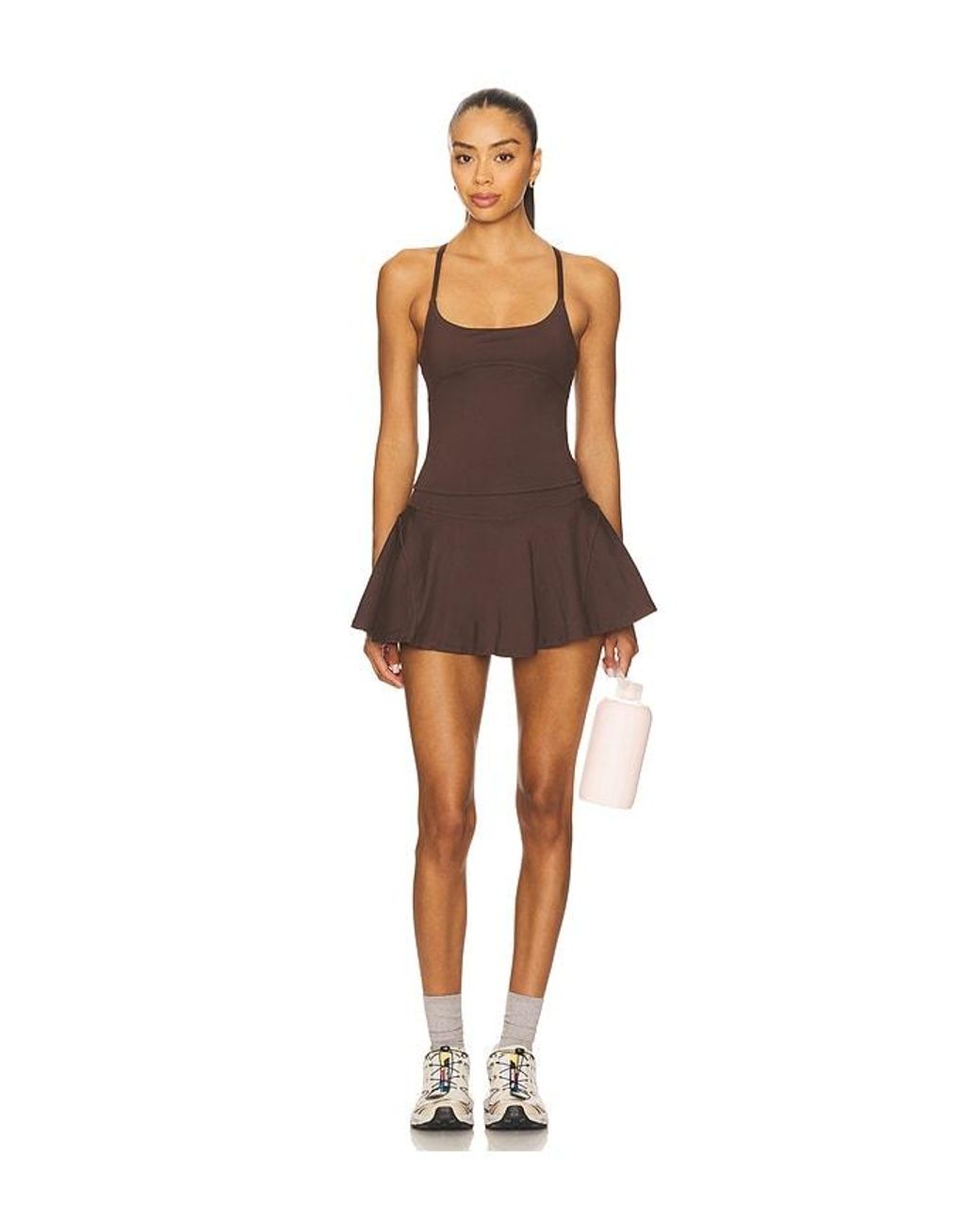 WellBeing + BeingWell Brown Movewell Haven Tank