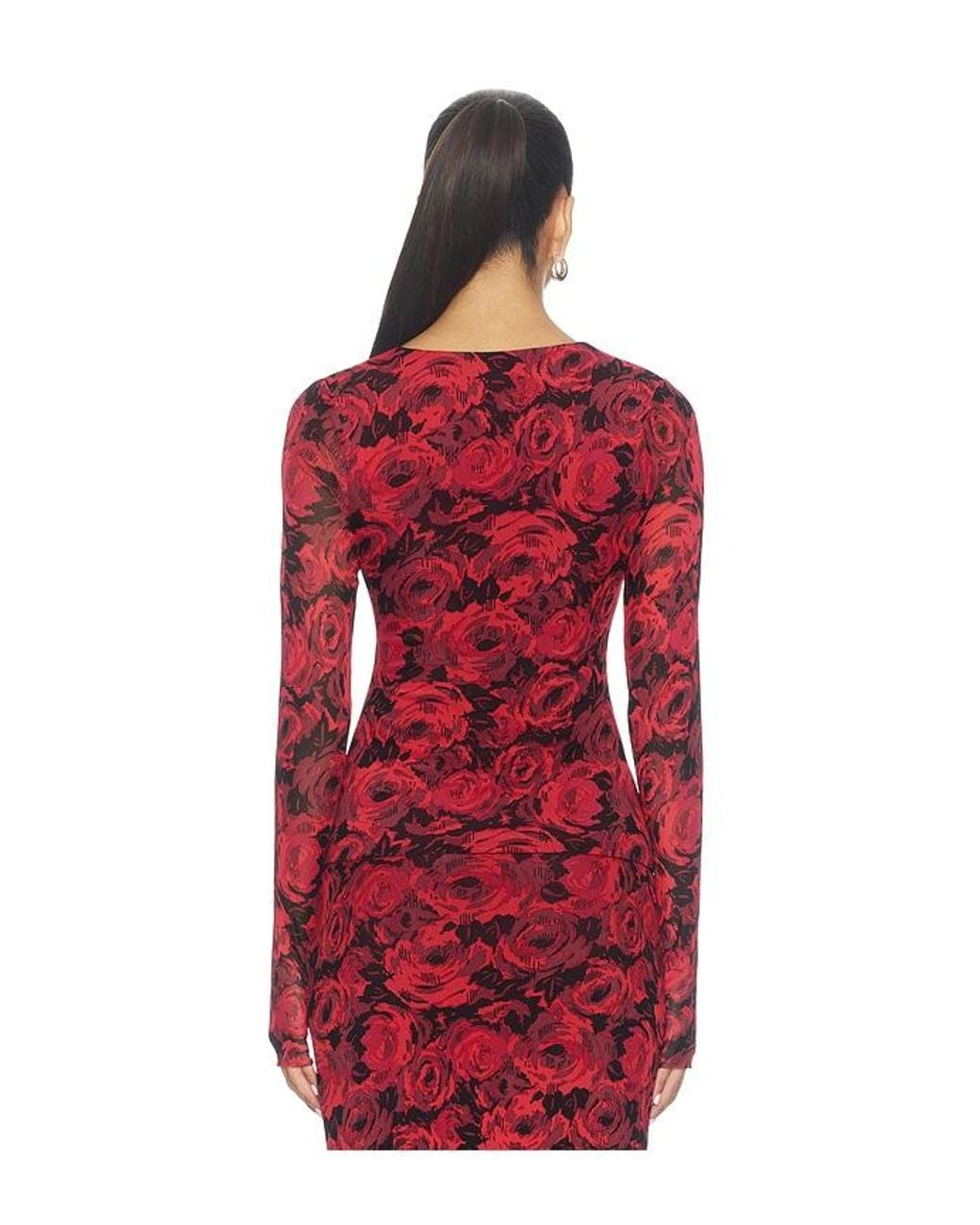 AFRM Red Ines Top