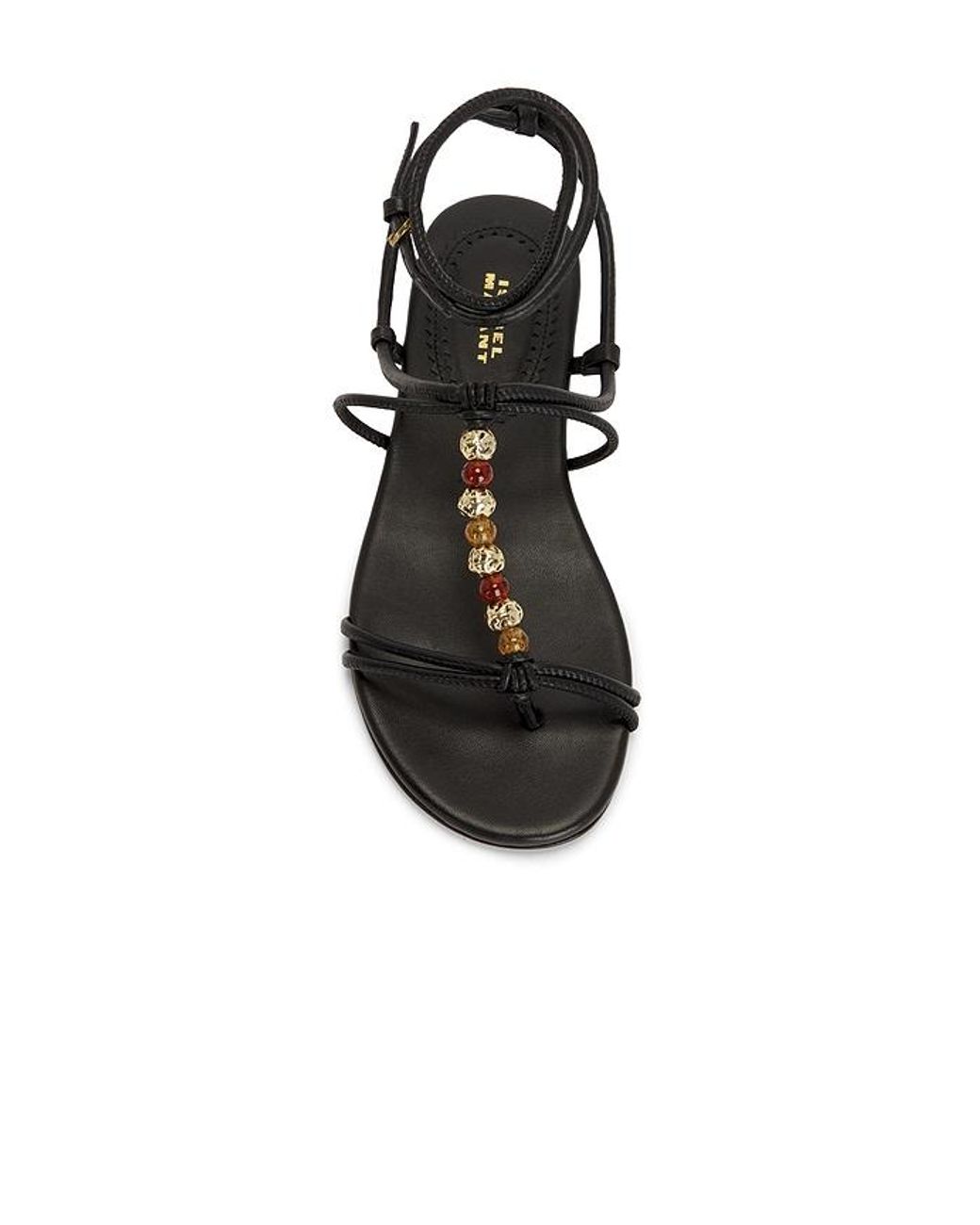 Isabel Marant Black Yctoria Sandal