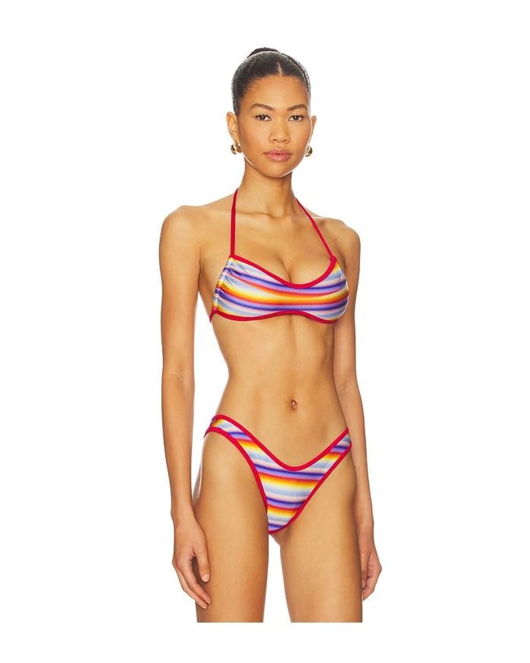 FAE Orange Maya Bikini Top