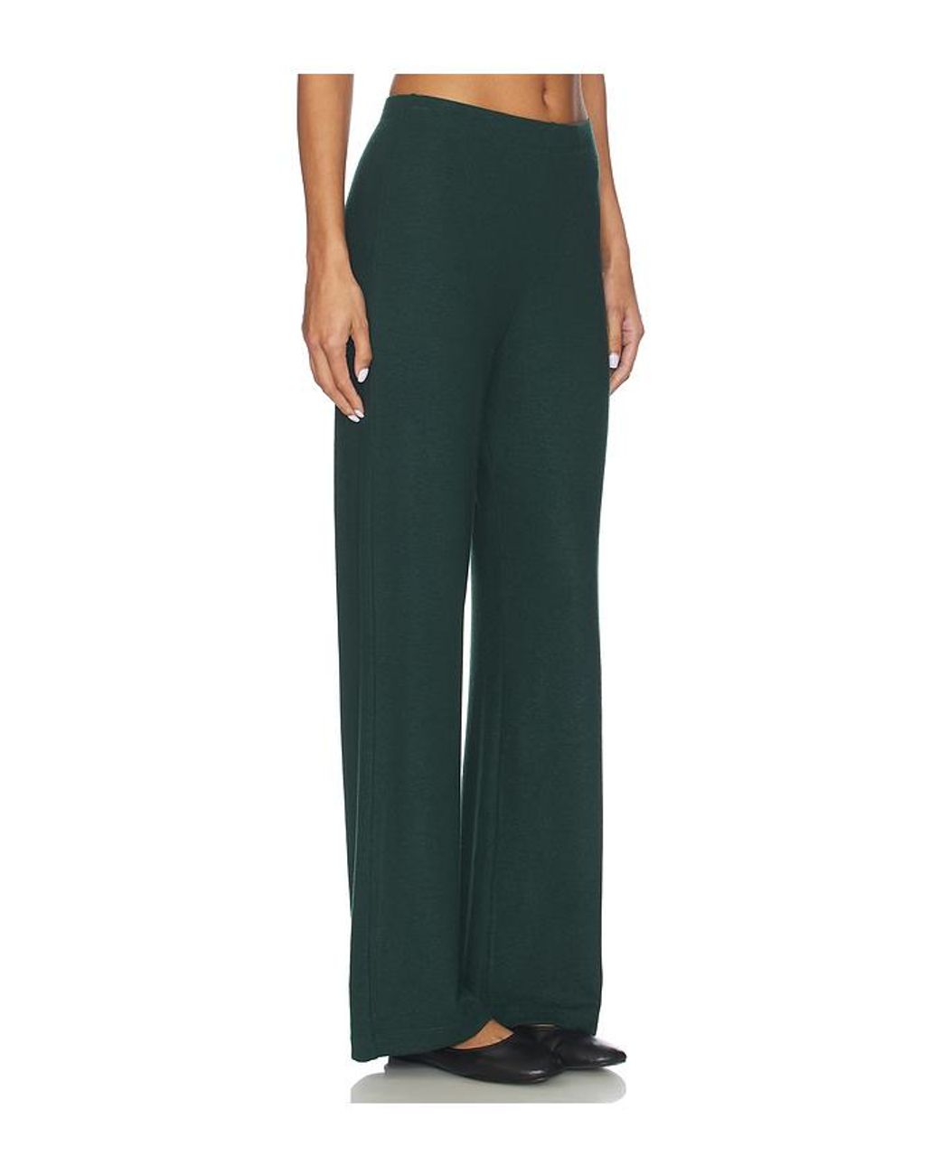 Leset Green Lauren Wide Leg Pant