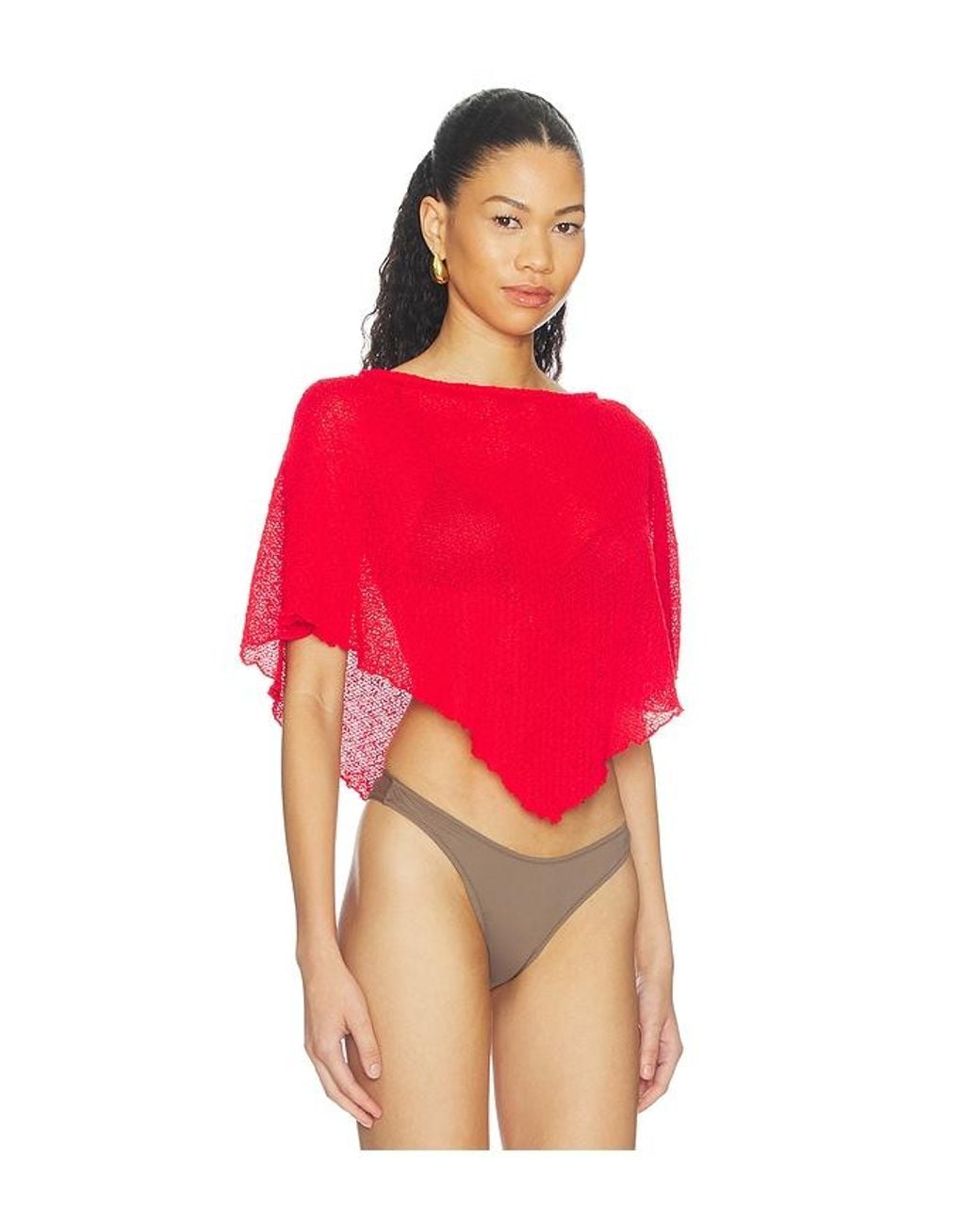 Lovers + Friends Red Fayette Top