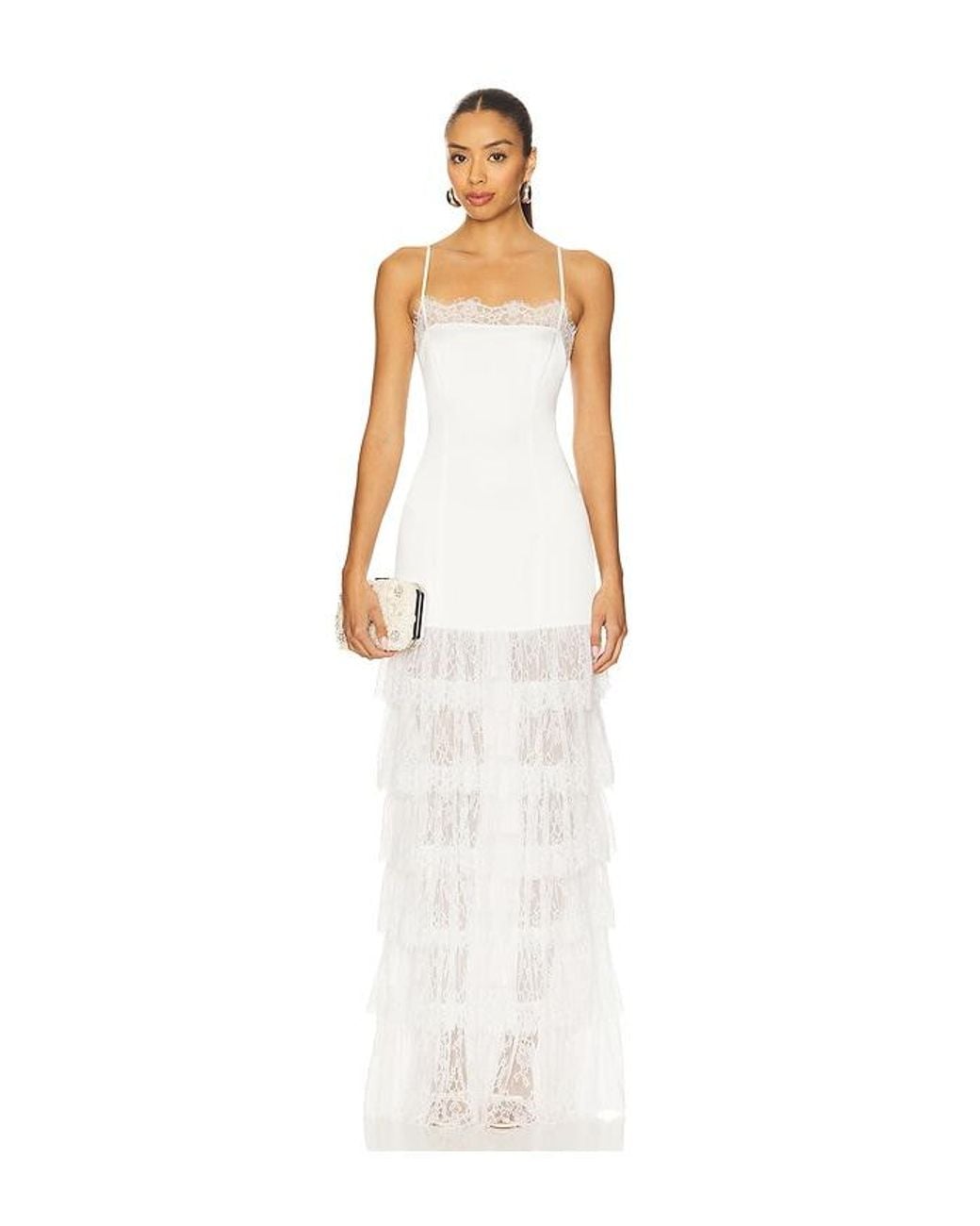 MAJORELLE White Felicite Maxi Dress