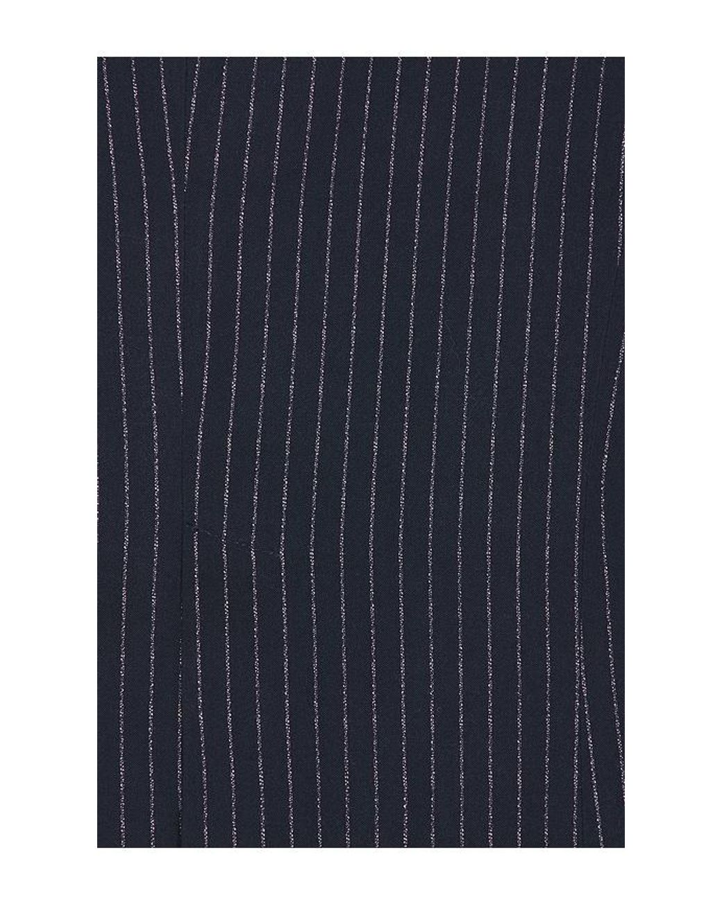 KROST Blue Double-Button Pinstripe Blazer for men