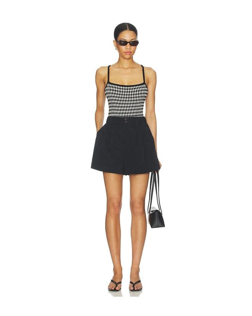 Varley Black Strick-Top Jared