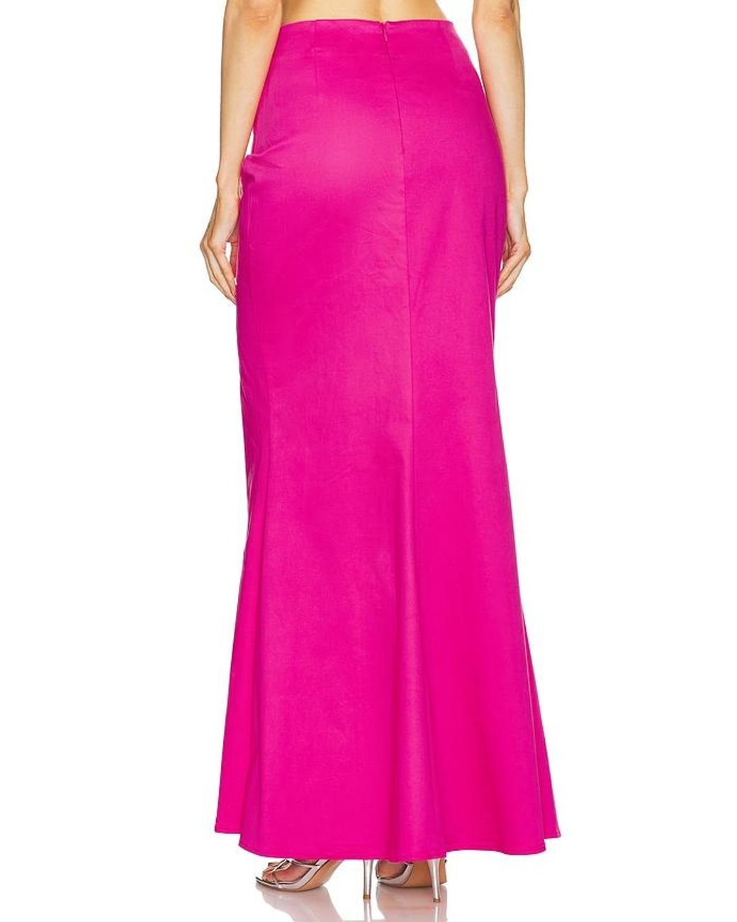 Michael Costello Pink X Revolve Zosia Maxi Skirt