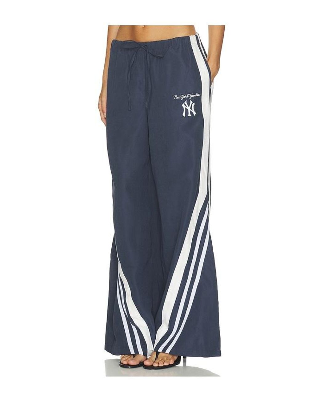 OFF SEASON Blue Lightweight Wide Leg Pant