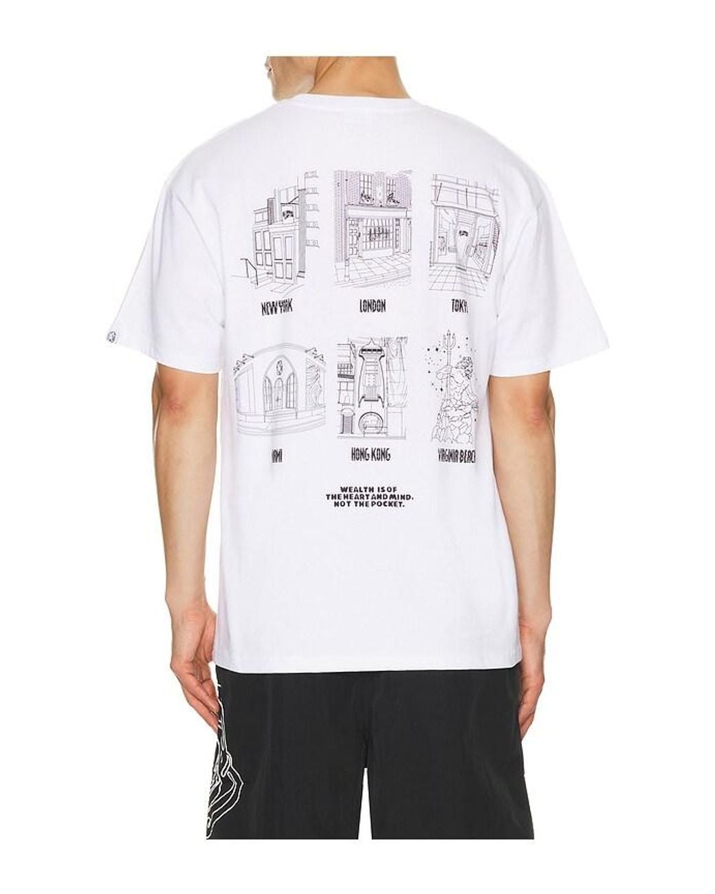 BBCICECREAM White Stores Tee for men