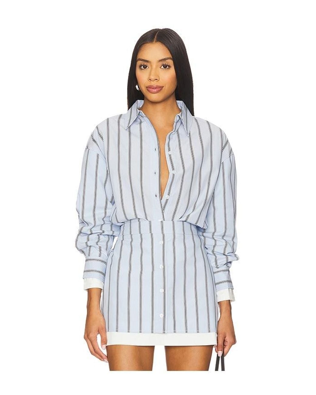 Line & Dot White Leia Shirt