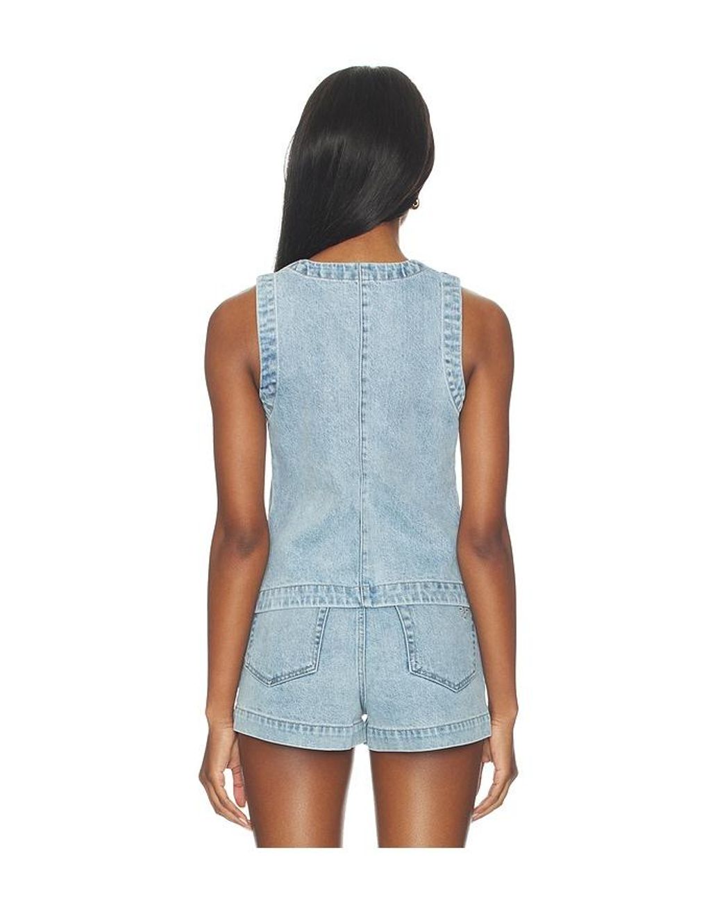 Show Me Your Mumu Blue Pacifica Top