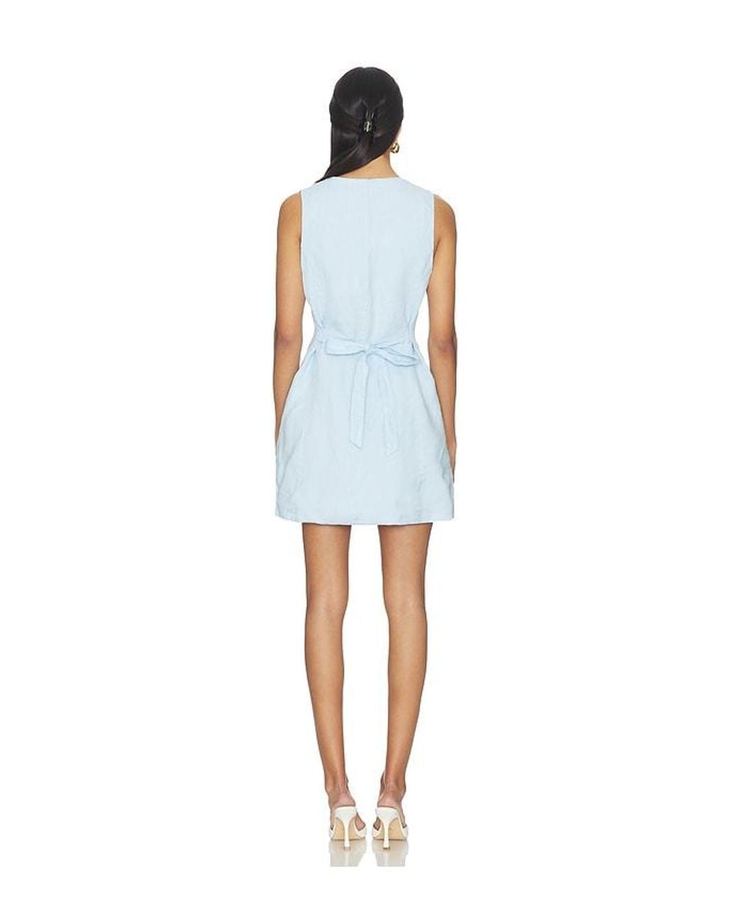 Blank NYC Blue Button Up Dress