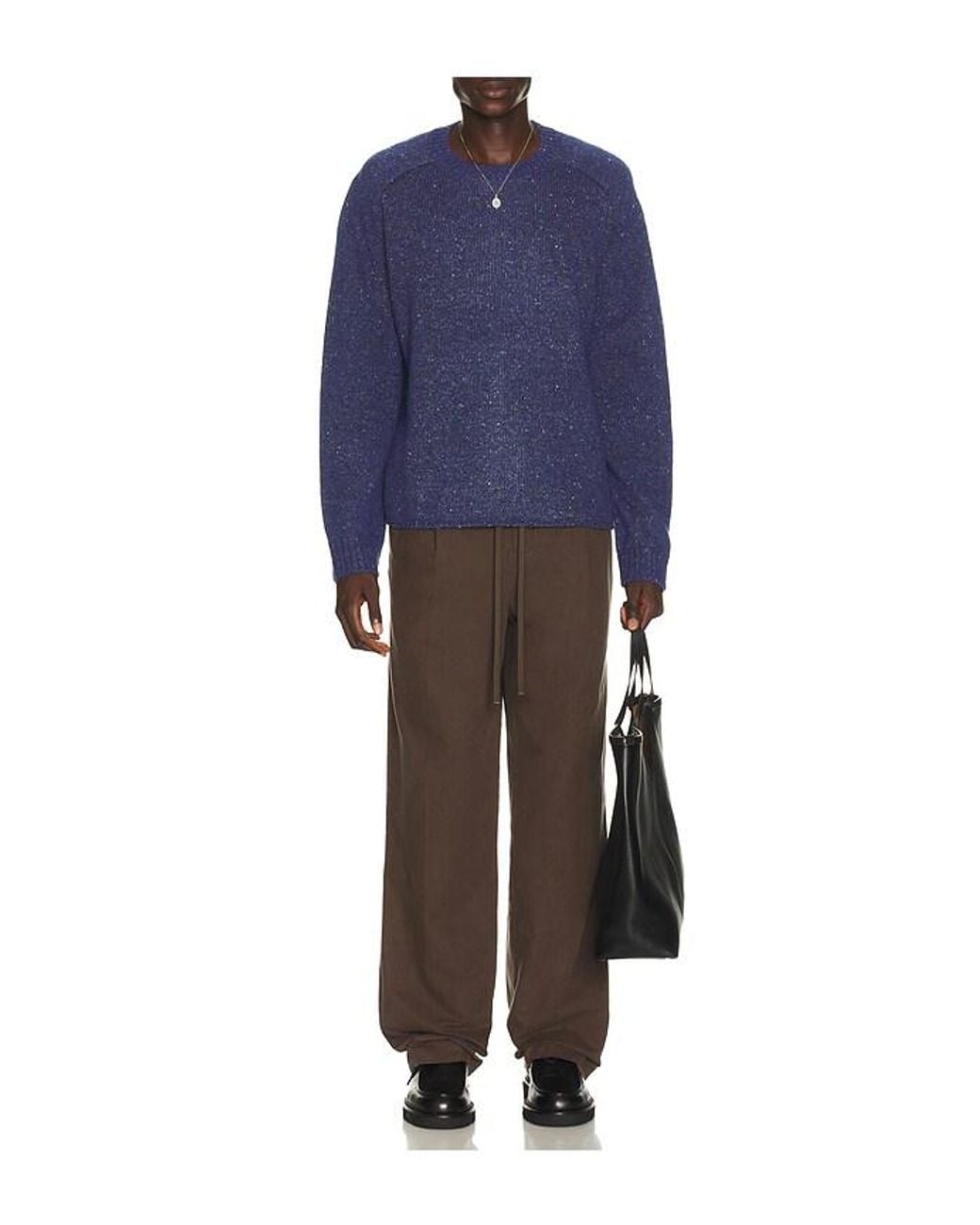 NN07 Blue Jim Crew Neck 60074 for men