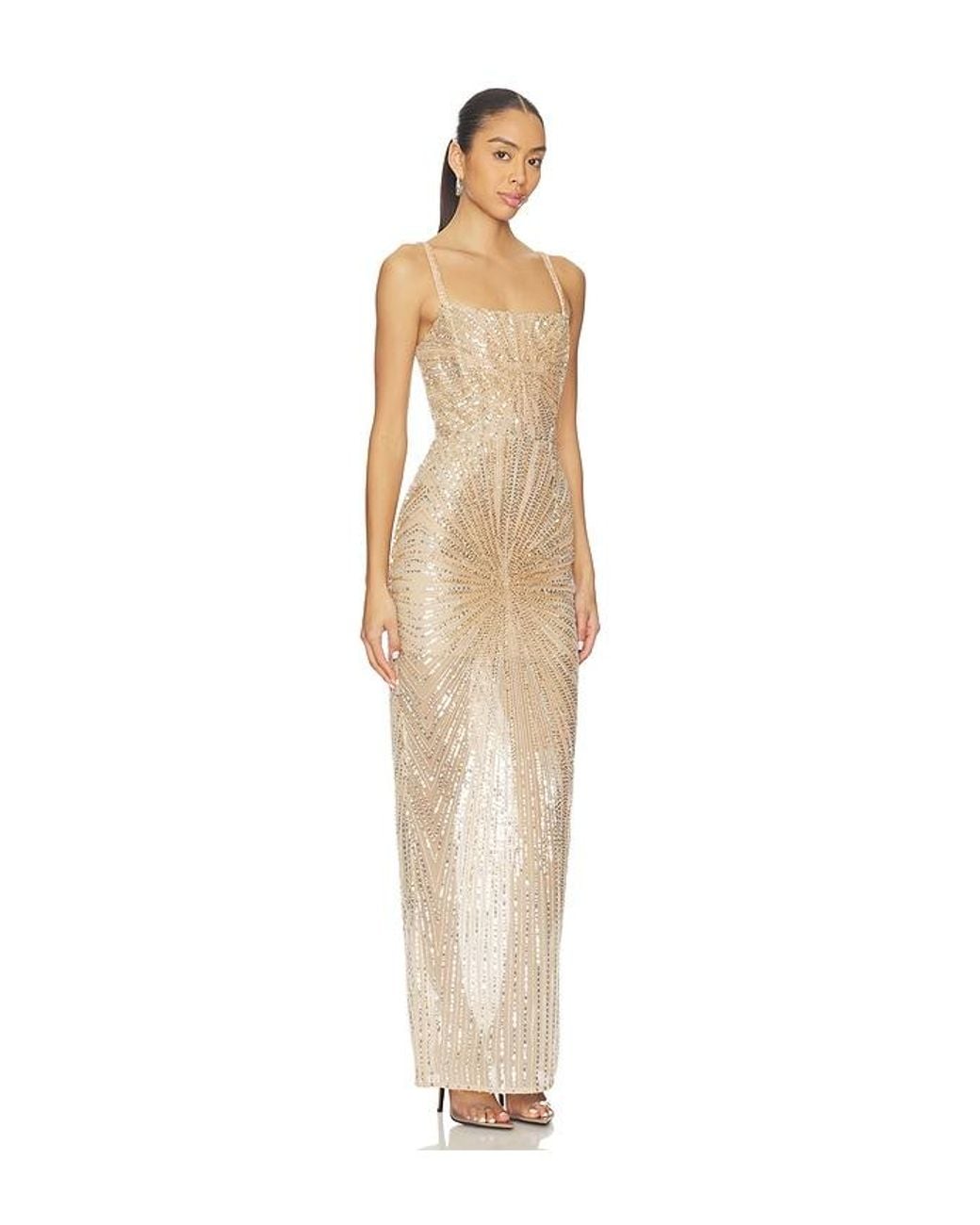 Bronx and Banco White Dahlia Maxi Dress With Straps