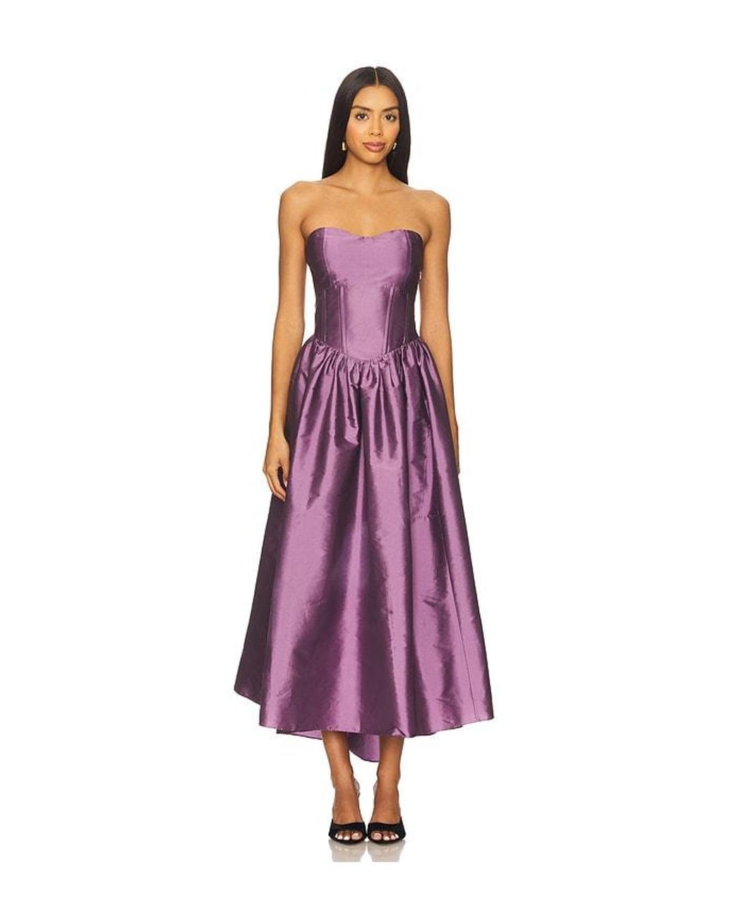 Azeeza Purple Naina Midi Dress