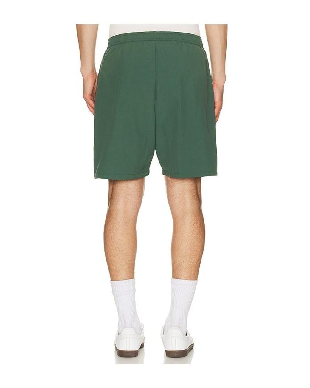 Palmes Green Stitch Tennis Shorts for men