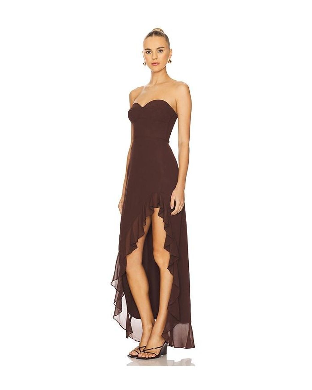 Amanda Uprichard Brown Eden Gown