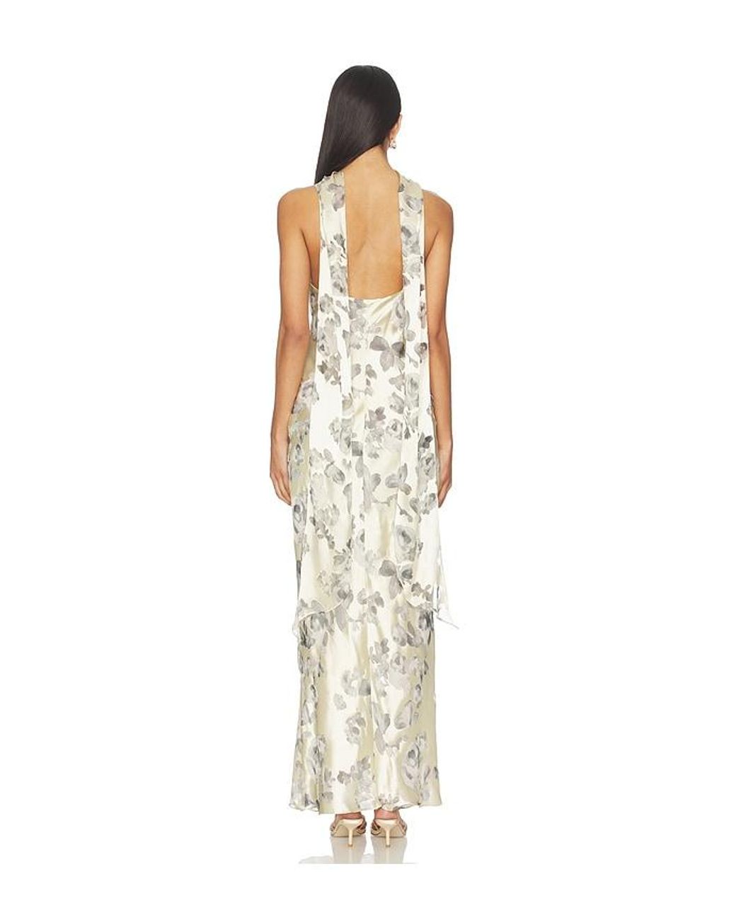 Amanda Uprichard White Ashton Maxi Dress