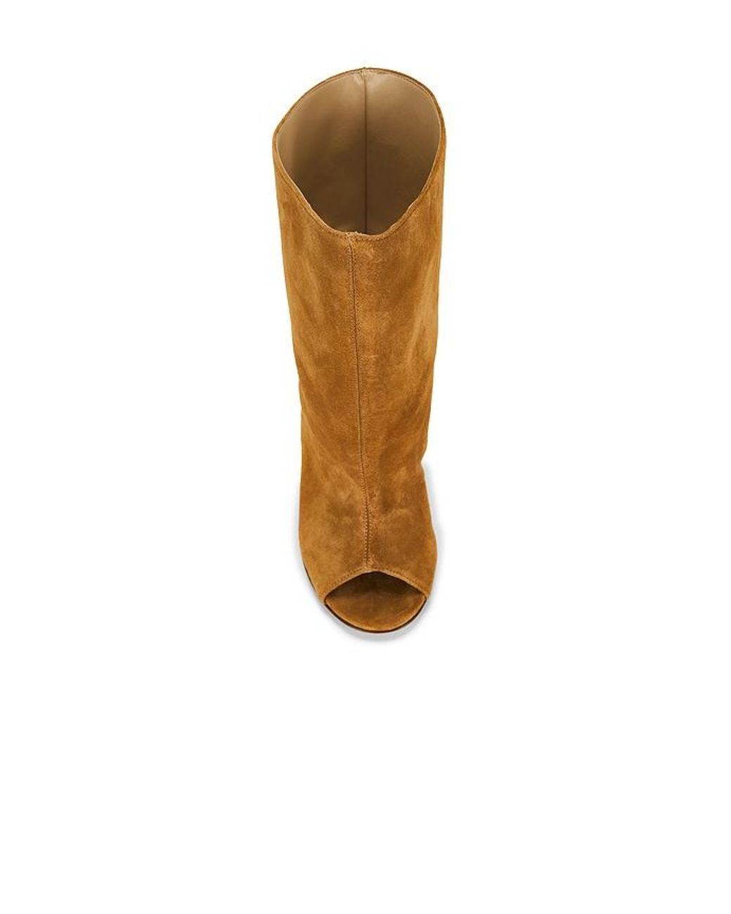 Gia Borghini Brown Gia Heeled Open Toe Boot