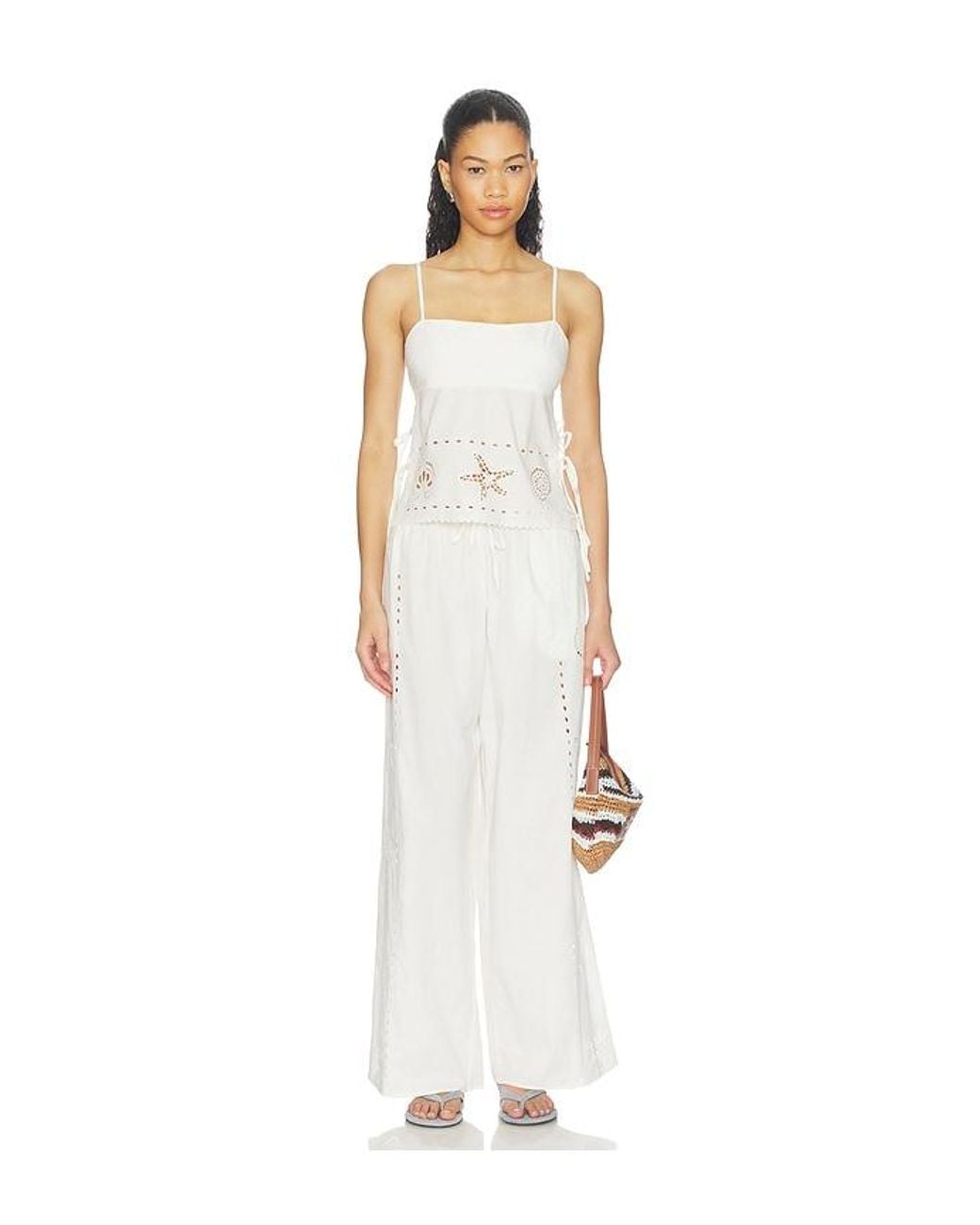 Tularosa White Nora Pant
