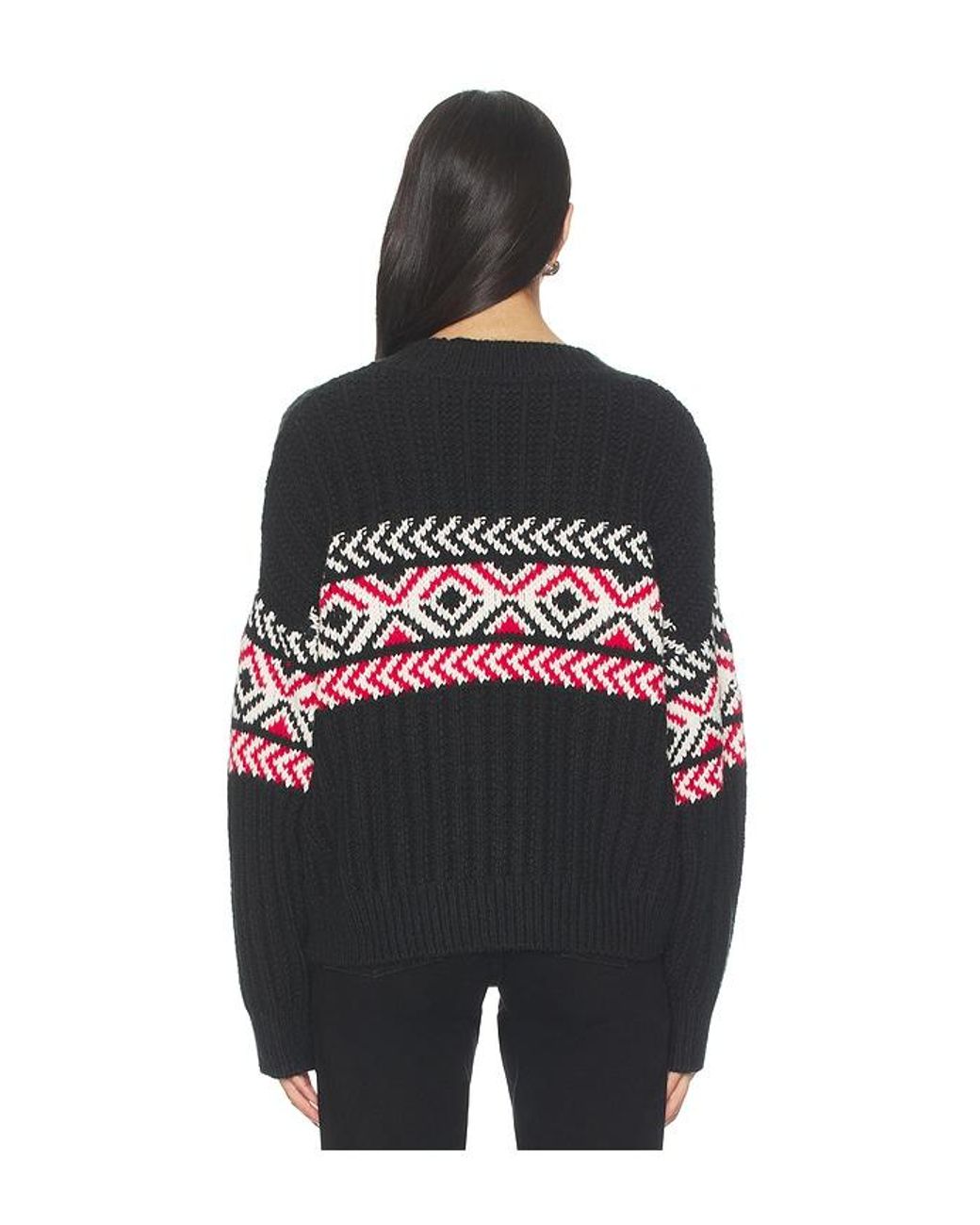 Sanctuary Black Intarsia Sweater
