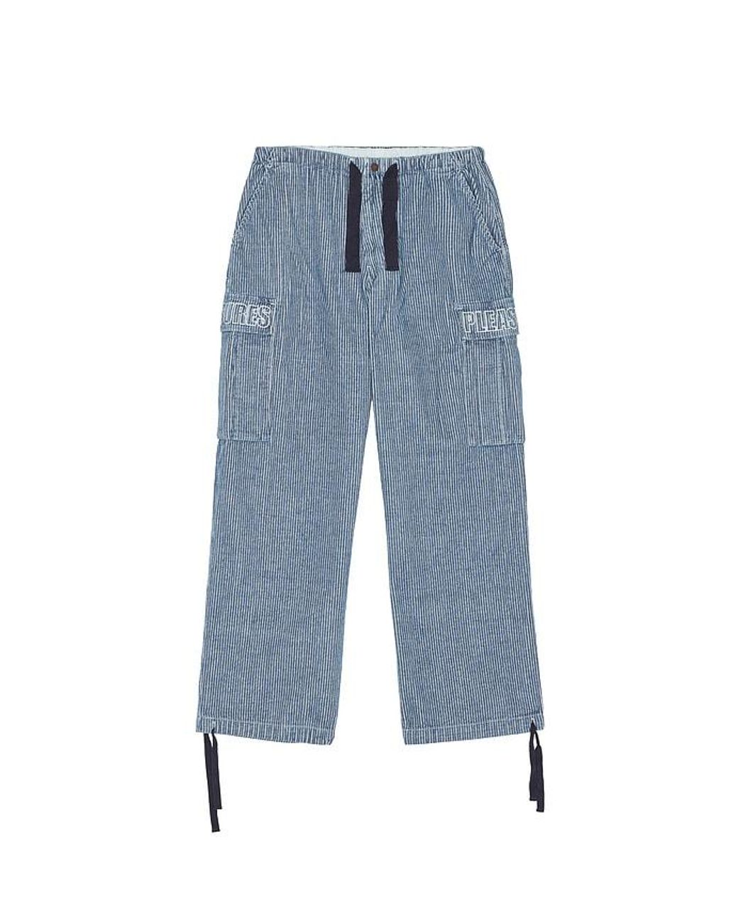 Pleasures Blue Visitor Cargo Pants for men