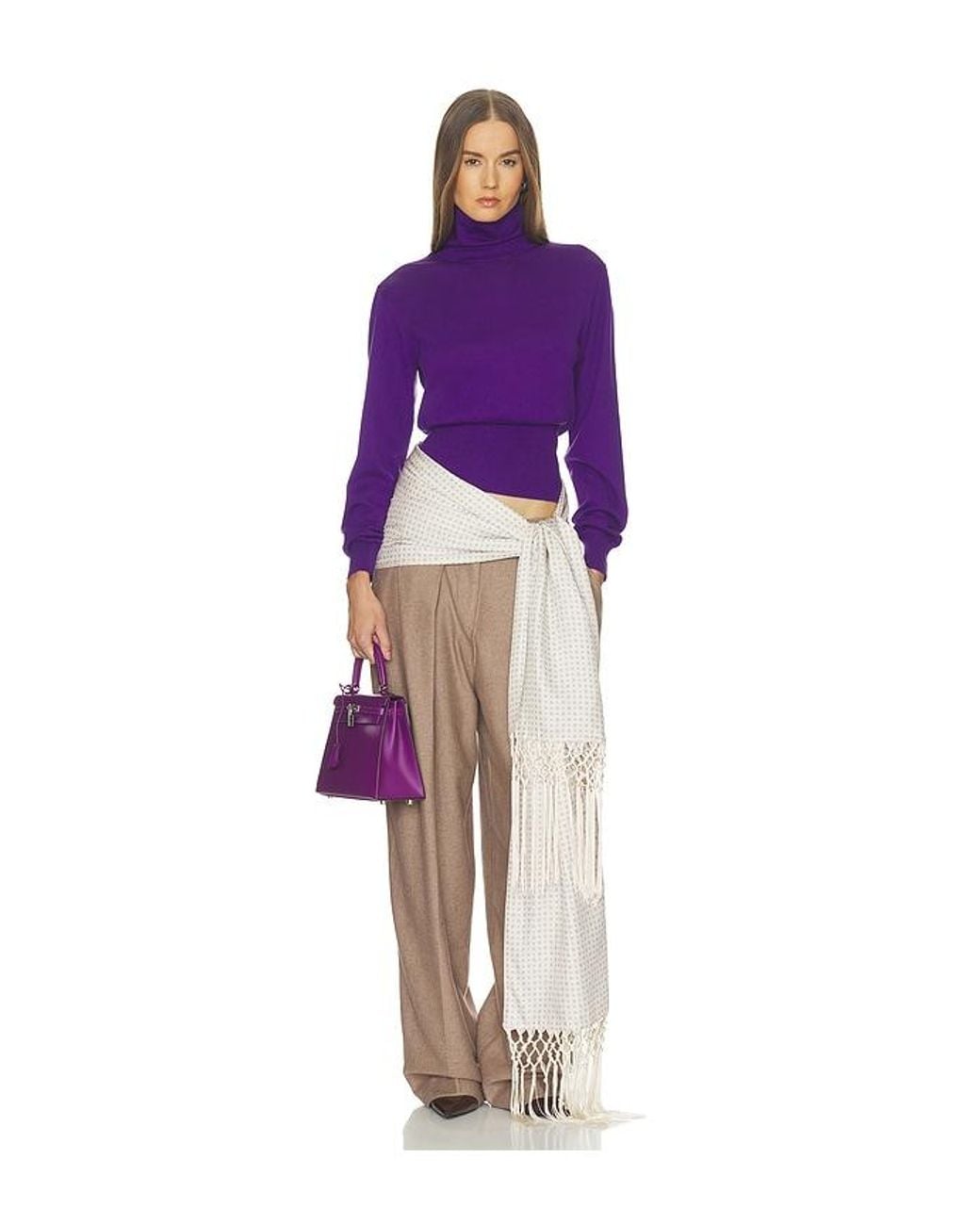 Helsa Purple The Silky Scarf