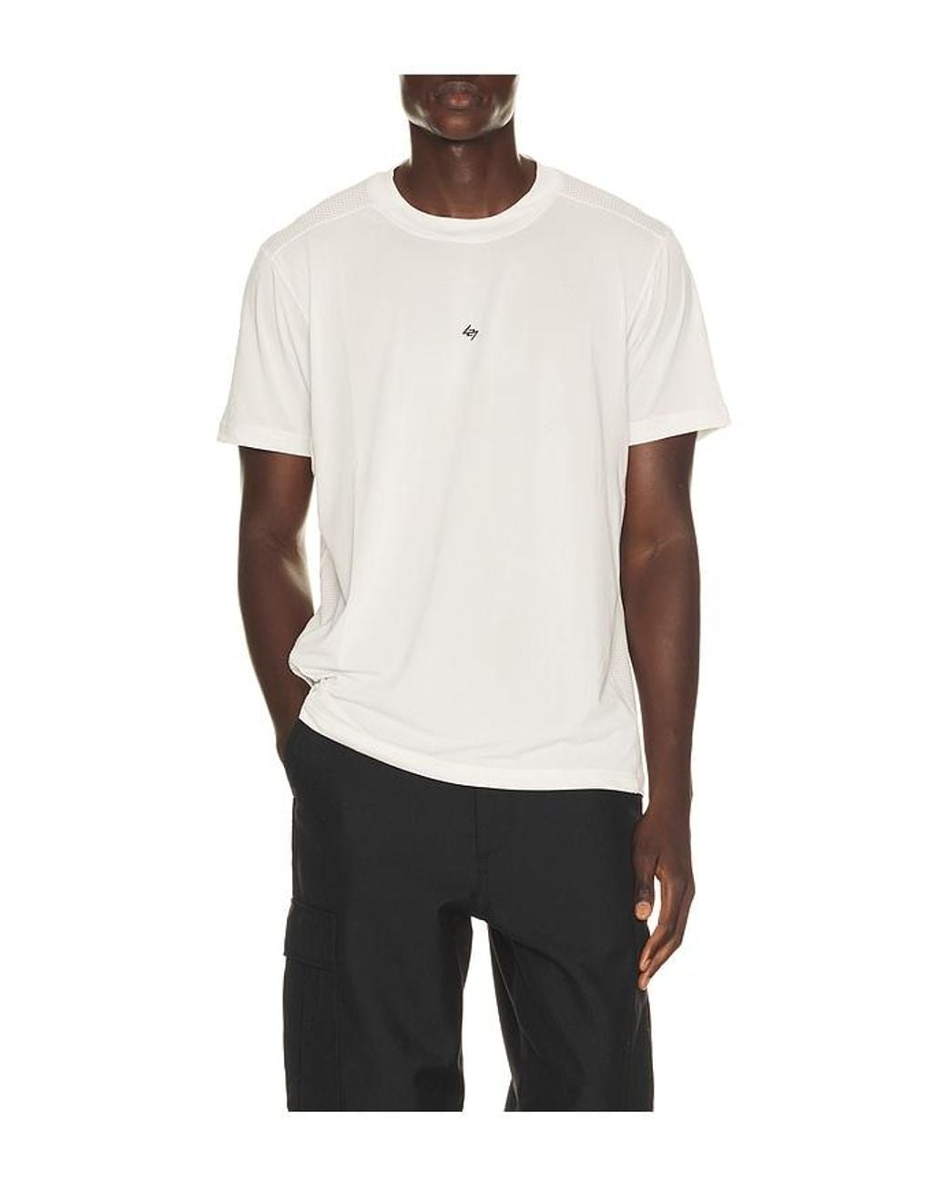 24/7 White Numbers Tee for men