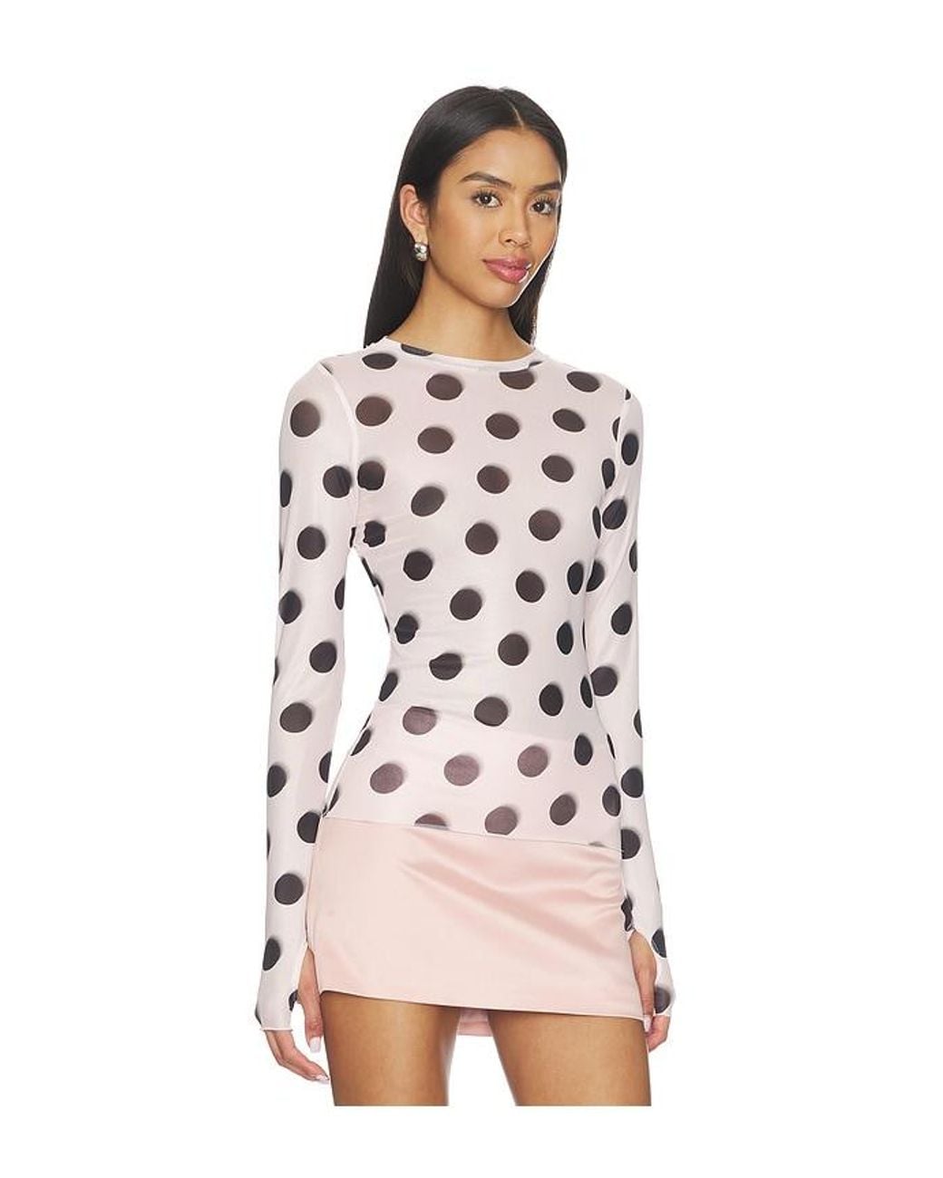 AFRM Pink Kaylee Top