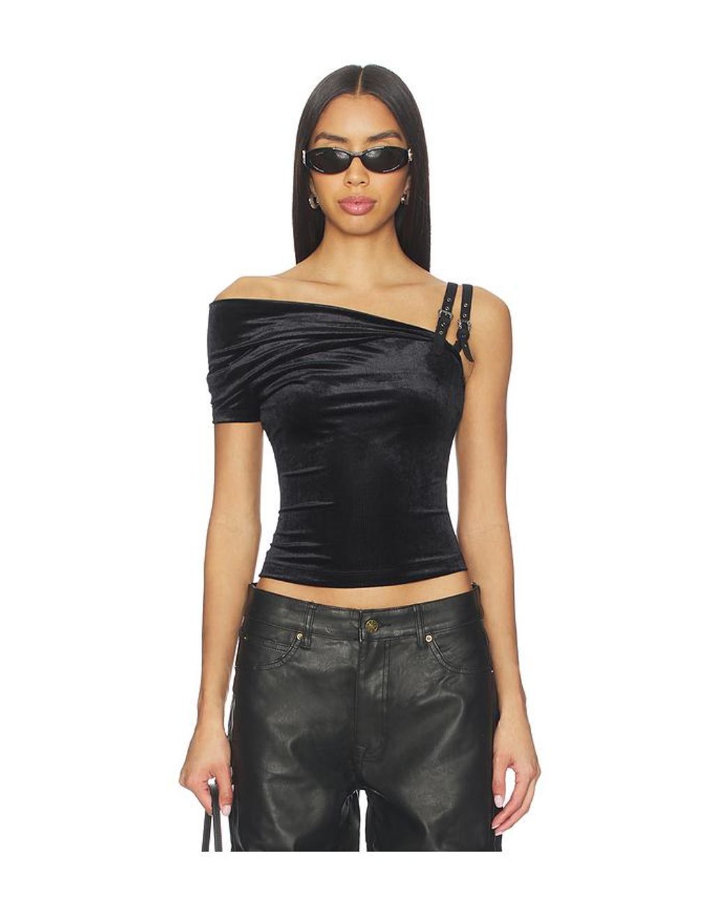 Versace Jeans Couture Black Bustier Top